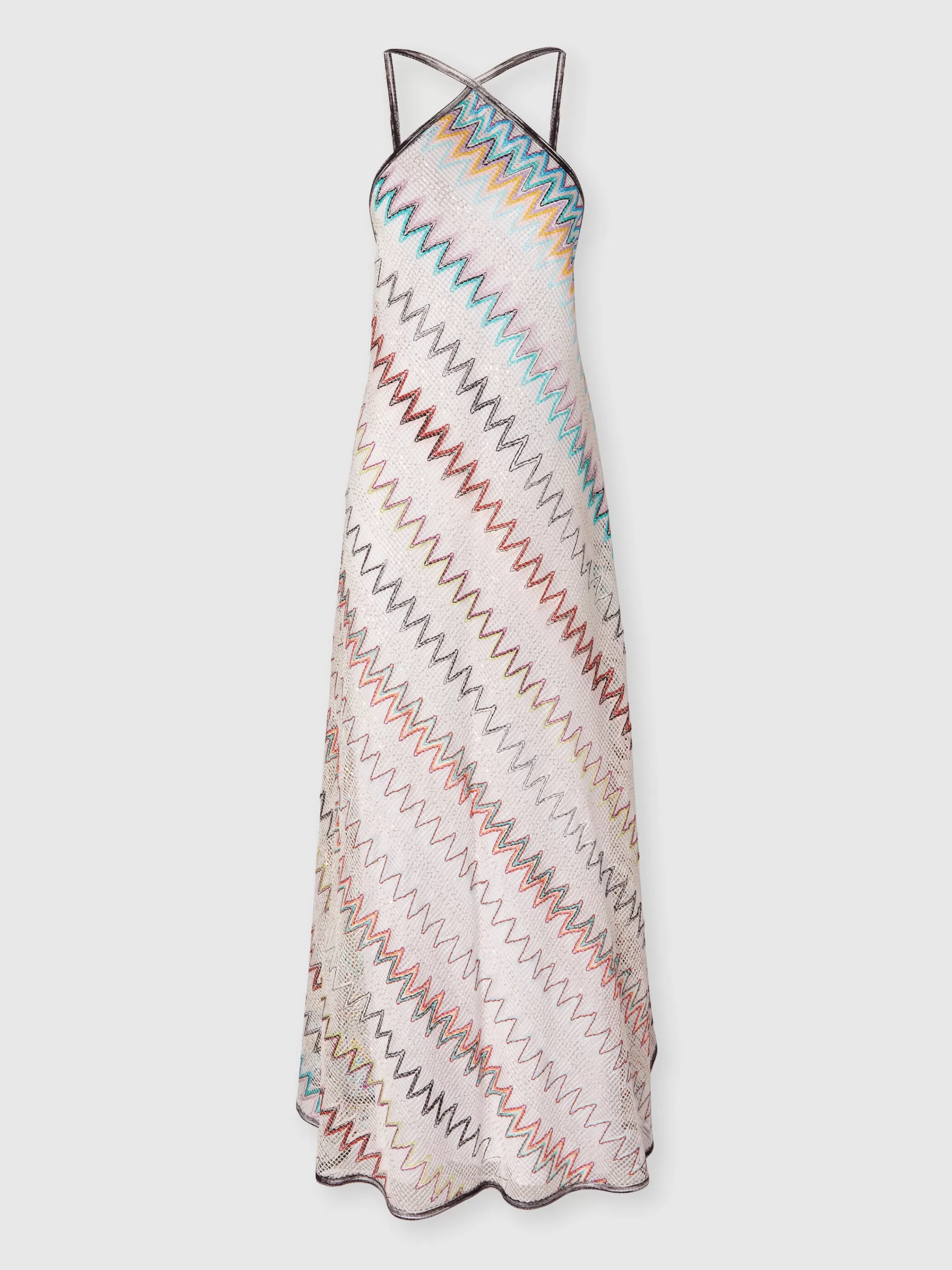 Missoni Abito copricostume a rete zig zag con paillettes | Donna Abbigliamento | Abbigliamento