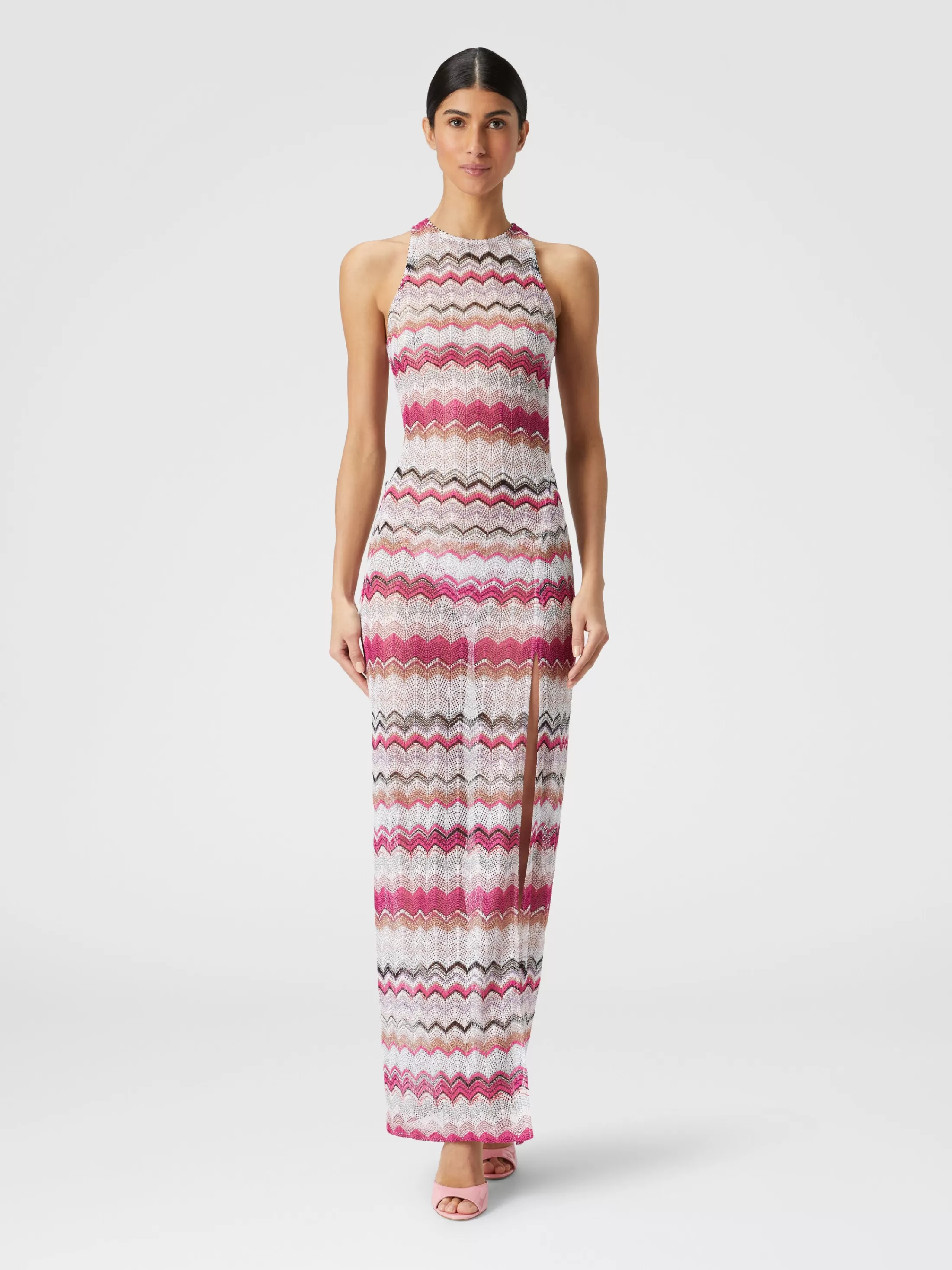 Missoni Abito copricostume lungo in crochet con lurex | Donna Abbigliamento | Abbigliamento