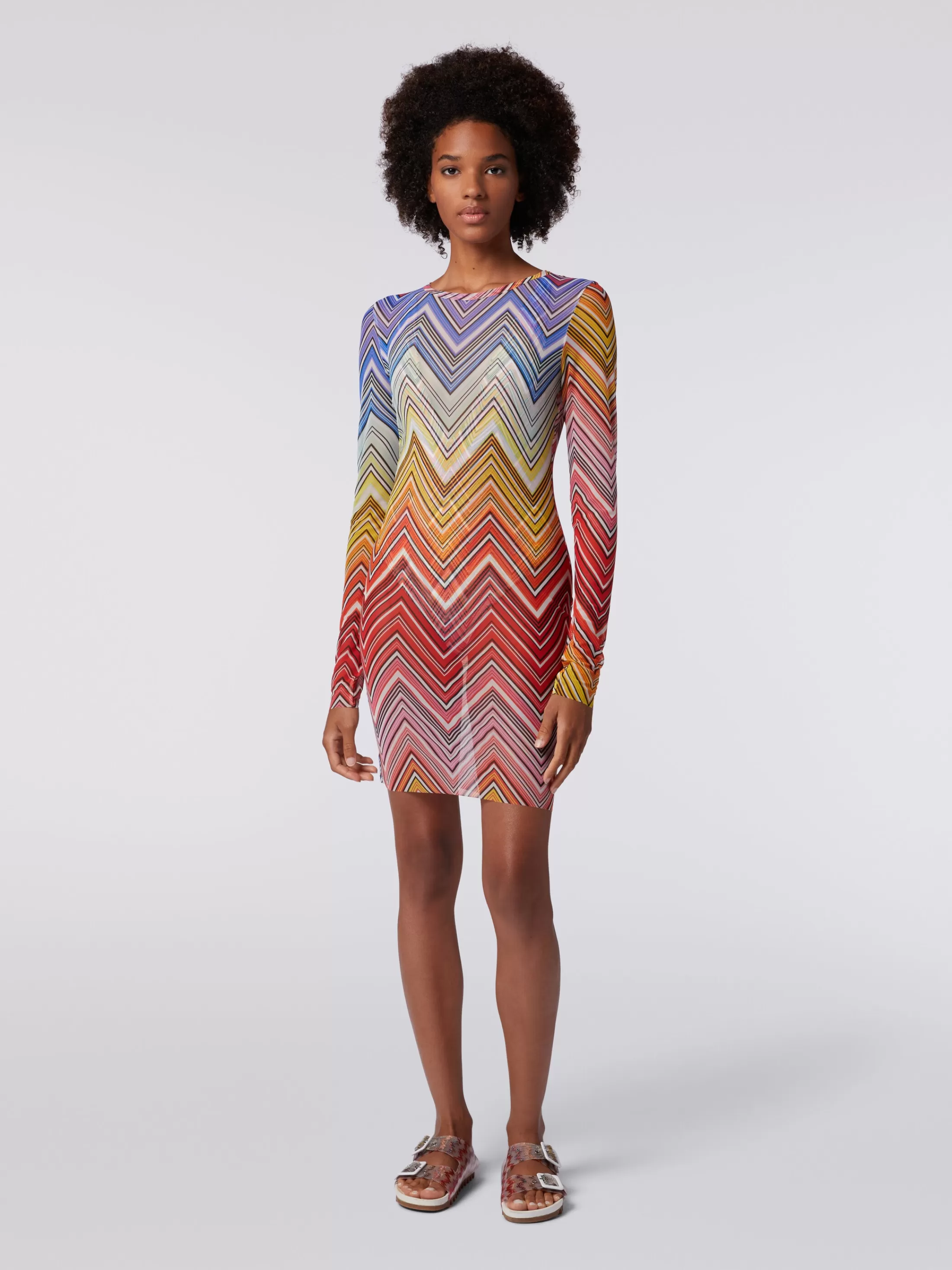 Missoni Abito mare in tulle stampa zig zag | Donna Abbigliamento | Abbigliamento