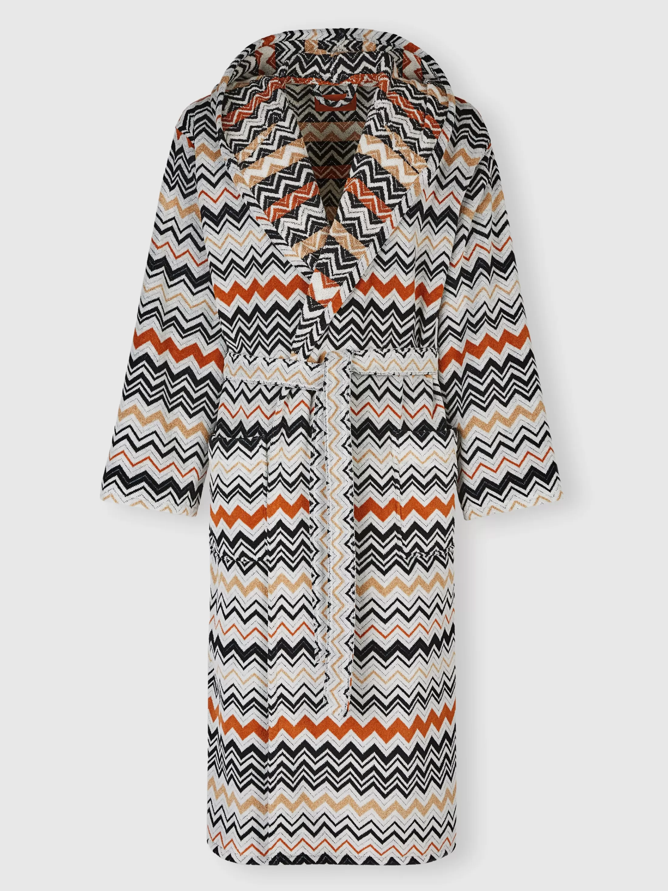 Missoni Accappatoio Bernard in spugna di cotone zig zag | Donna Bagno | Accappatoi