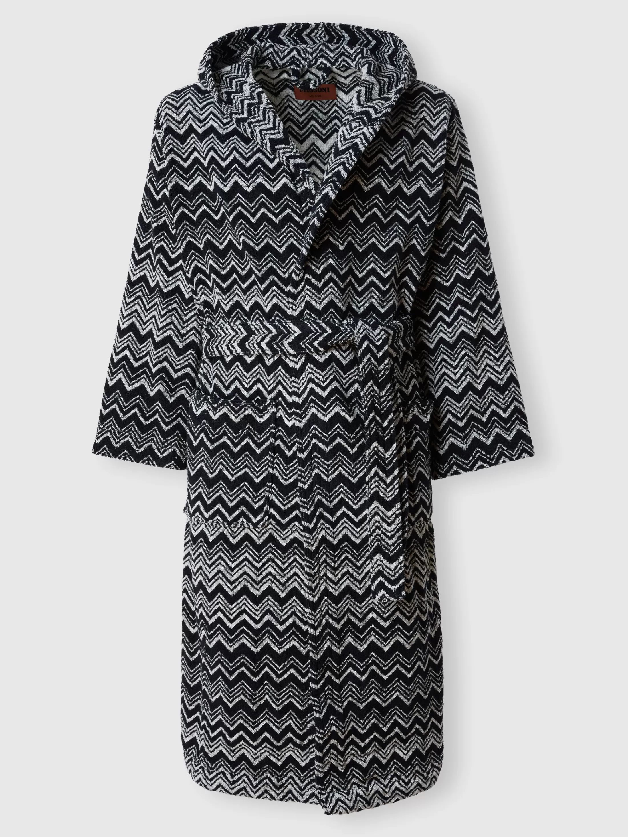 Missoni Accappatoio Keith in spugna di cotone chevron | Donna Bagno | Accappatoi