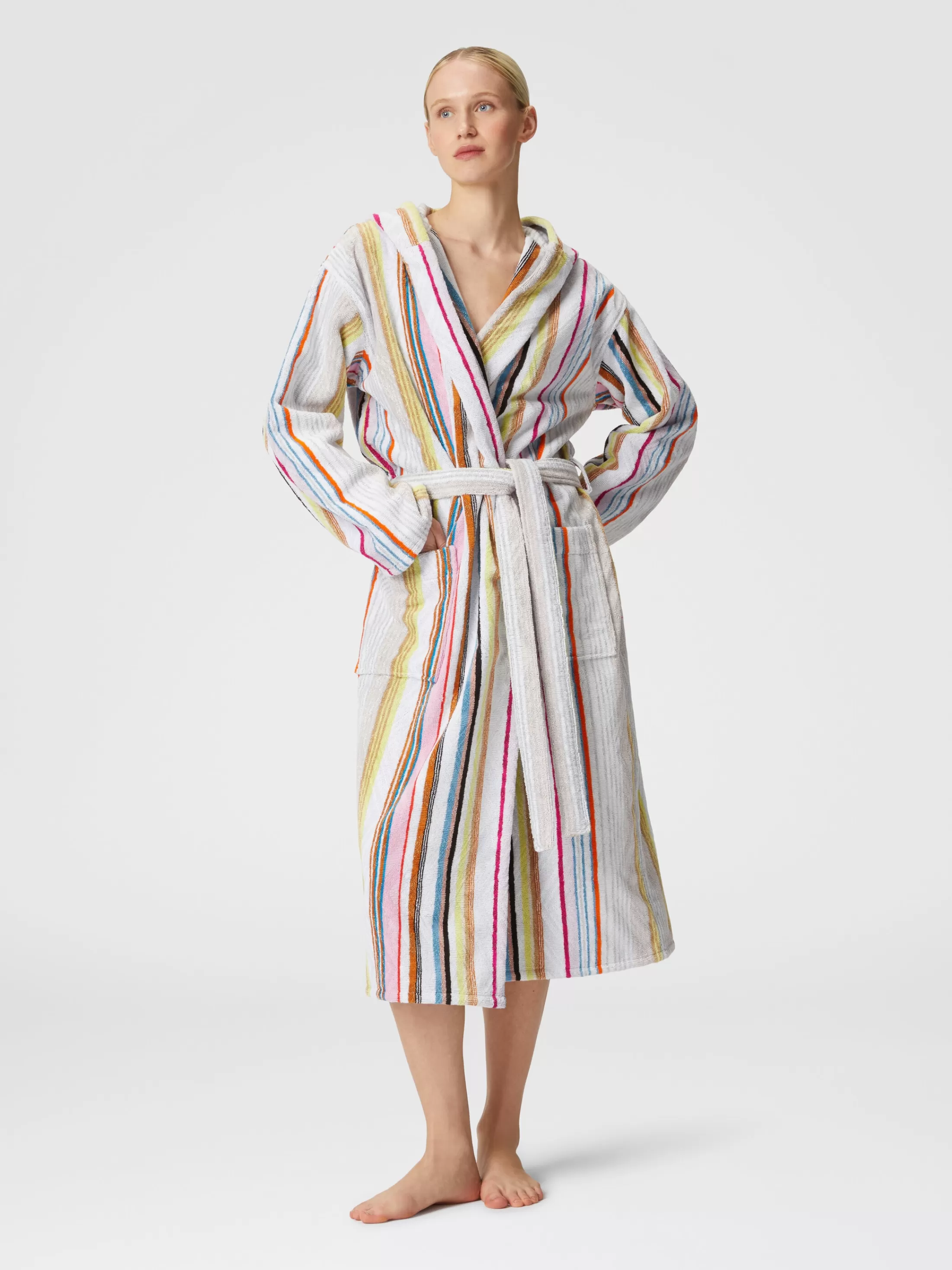 Missoni Accappatoio Moonshadow in spugna di cotone con lurex | Donna Bagno | Accappatoi