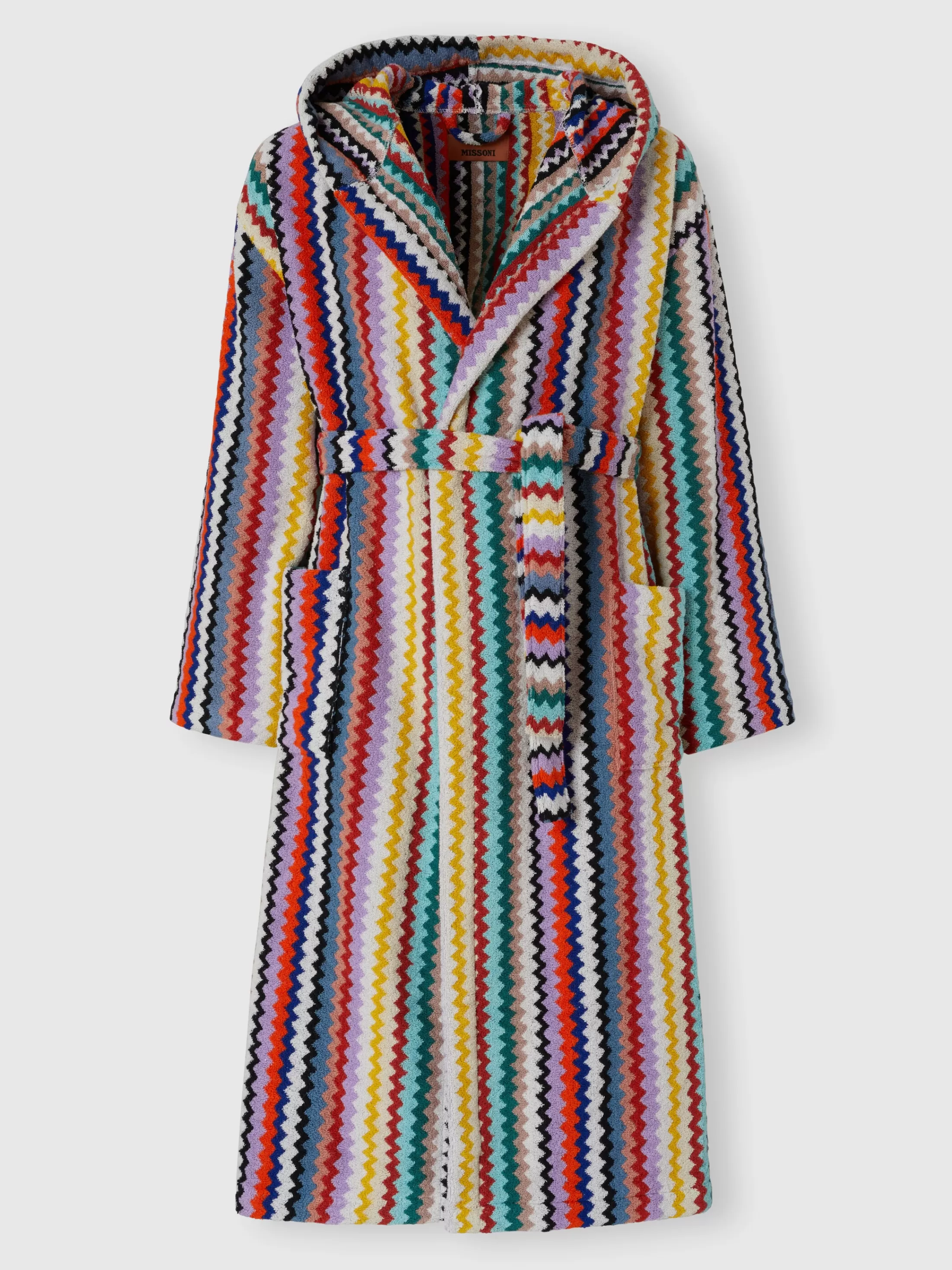 Missoni Accappatoio Riverbero in spugna di cotone zig zag | Donna Bagno | Accappatoi