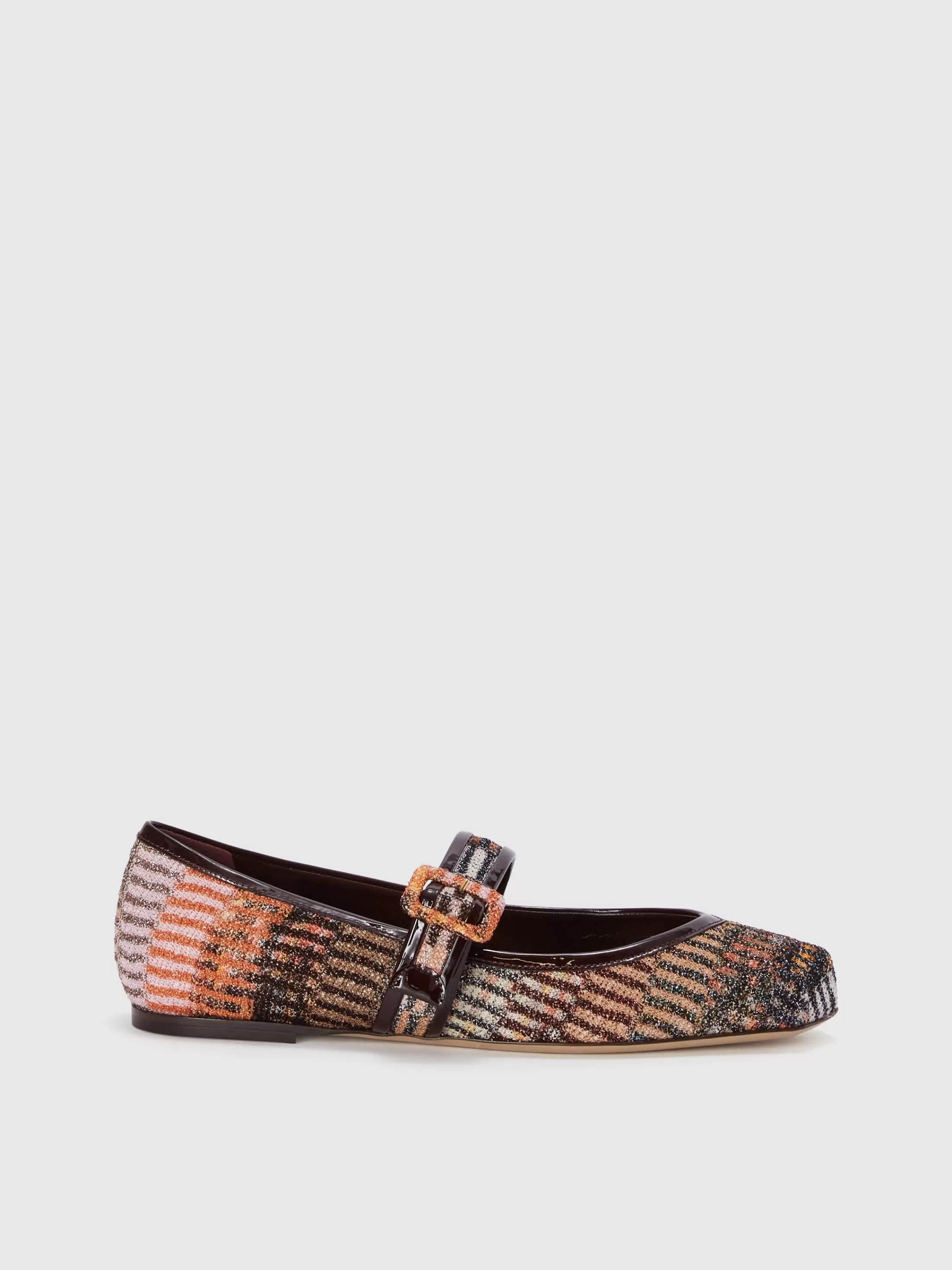 Missoni Ballerine in tessuto lamé con cinturino | Donna Scarpe