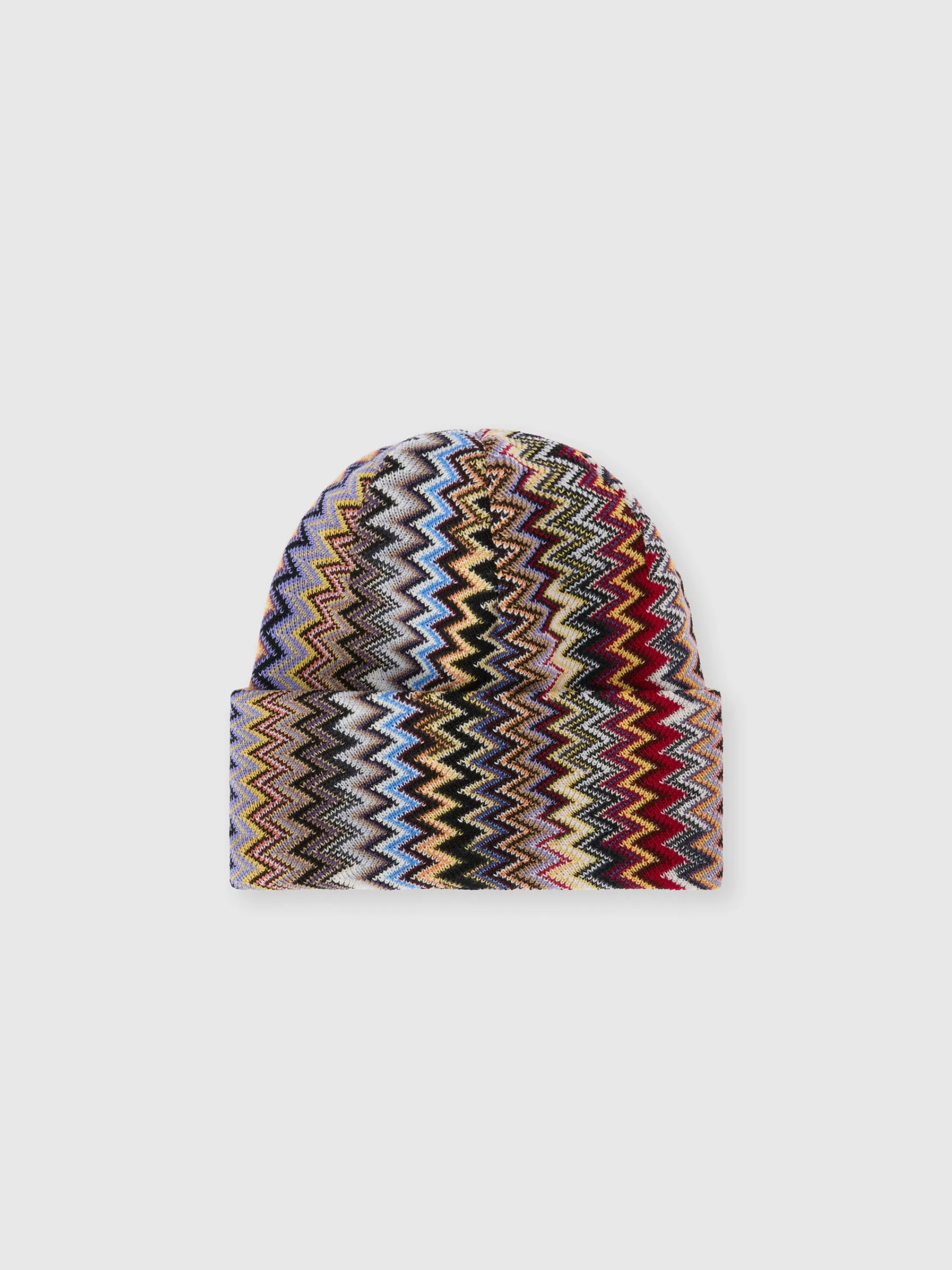 Missoni Beanie in lana con zig zag verticali | Uomo Cappelli