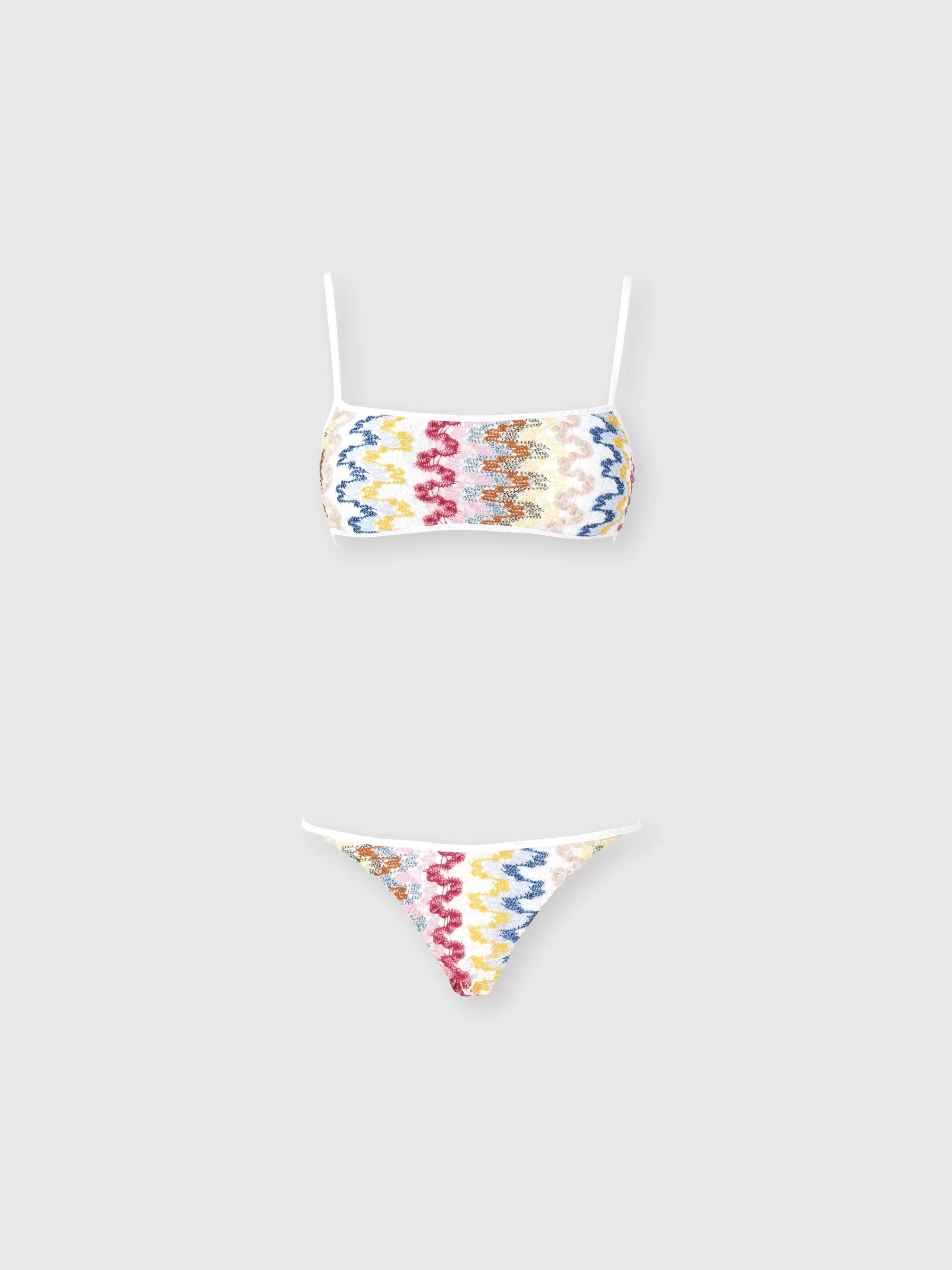 Missoni Bikini a fascia in pizzo di viscosa lamé | Donna Costumi Da Bagno | Costumi Da Bagno