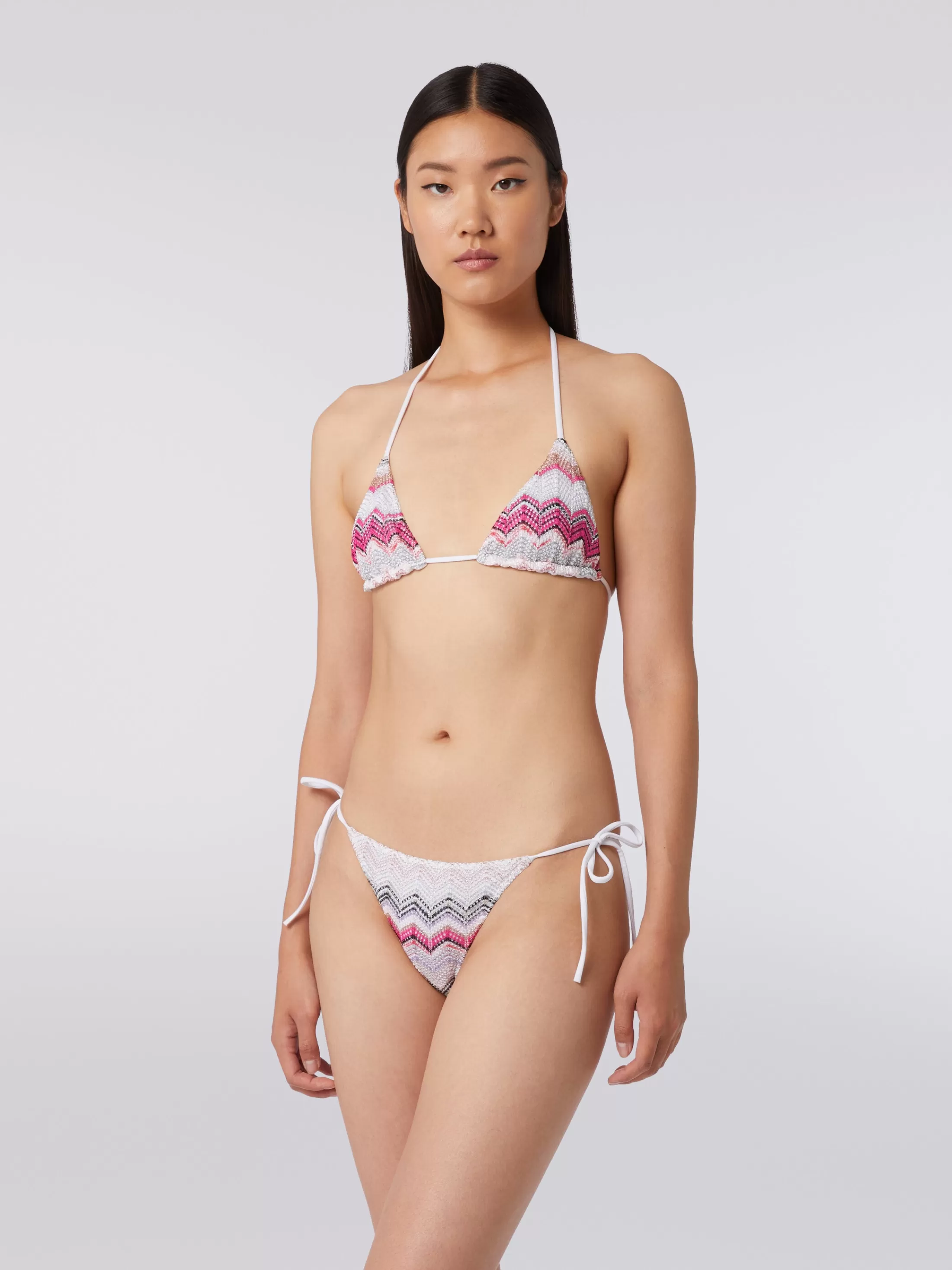 Missoni Bikini crochet zig zag con lurex | Donna Costumi Da Bagno | Costumi Da Bagno