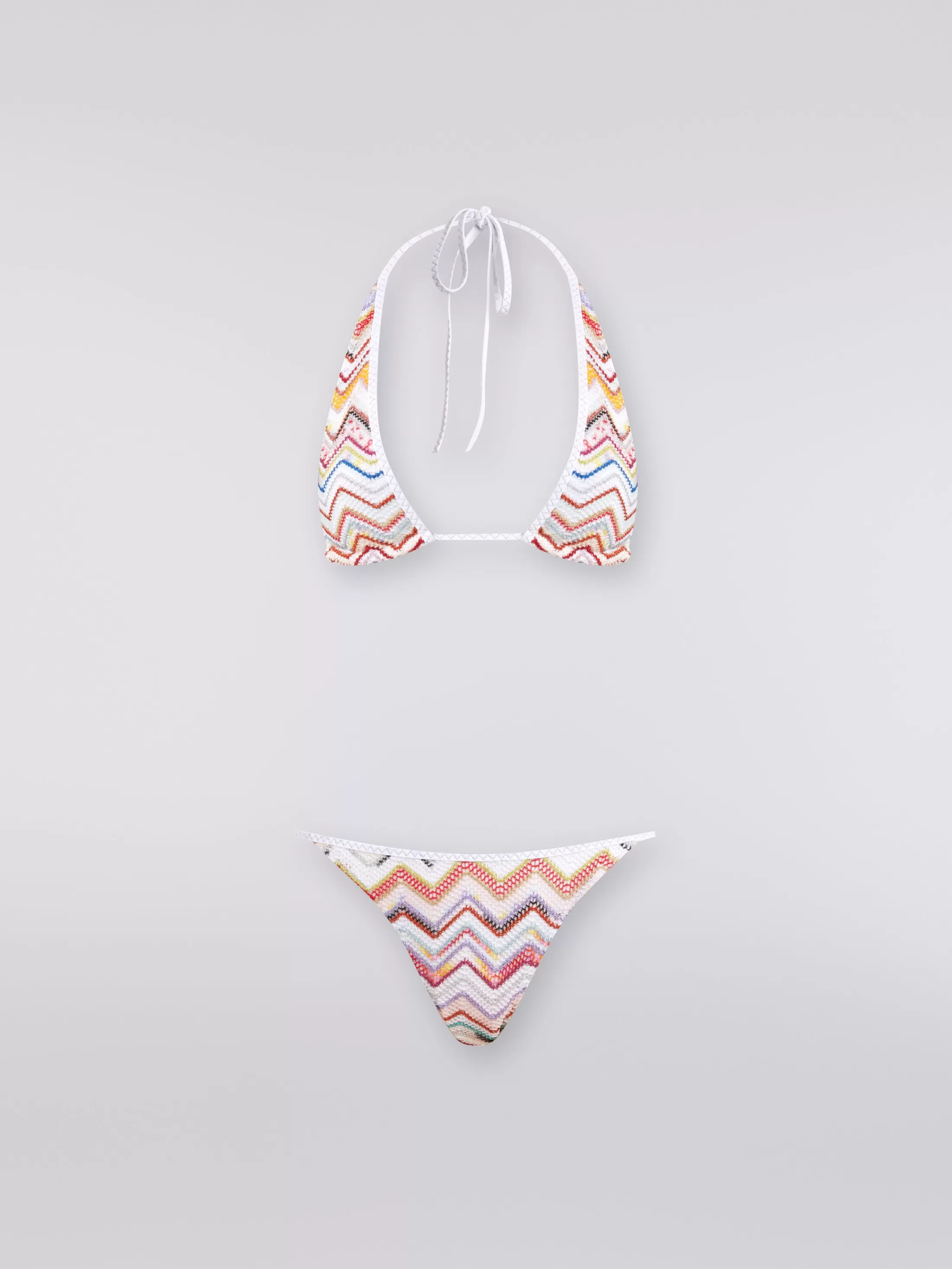 Missoni Bikini in crochet zig zag con lurex | Donna Costumi Da Bagno | Costumi Da Bagno