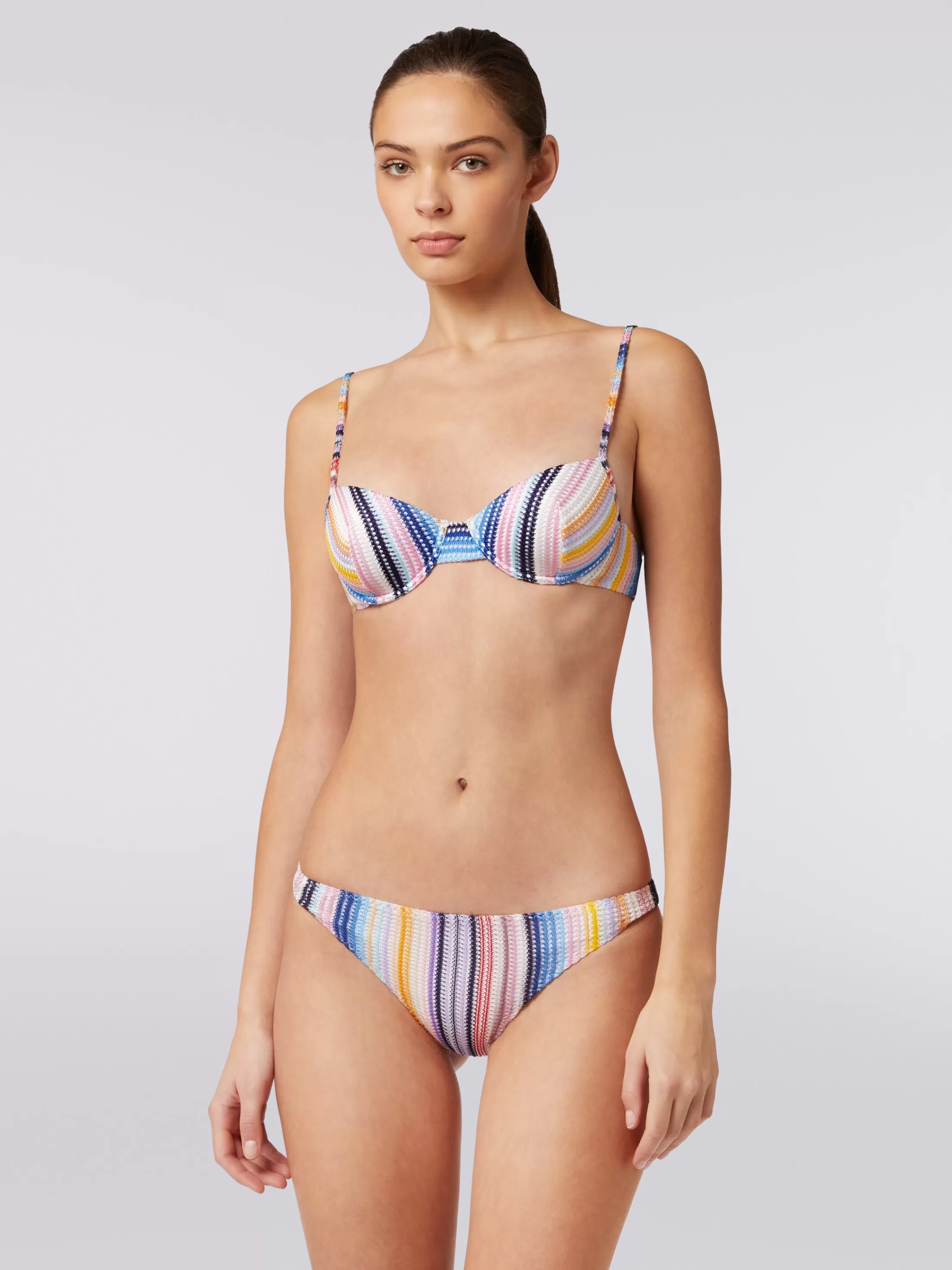 Missoni Bikini in maglia di viscosa rigata | Donna Costumi Da Bagno | Costumi Da Bagno