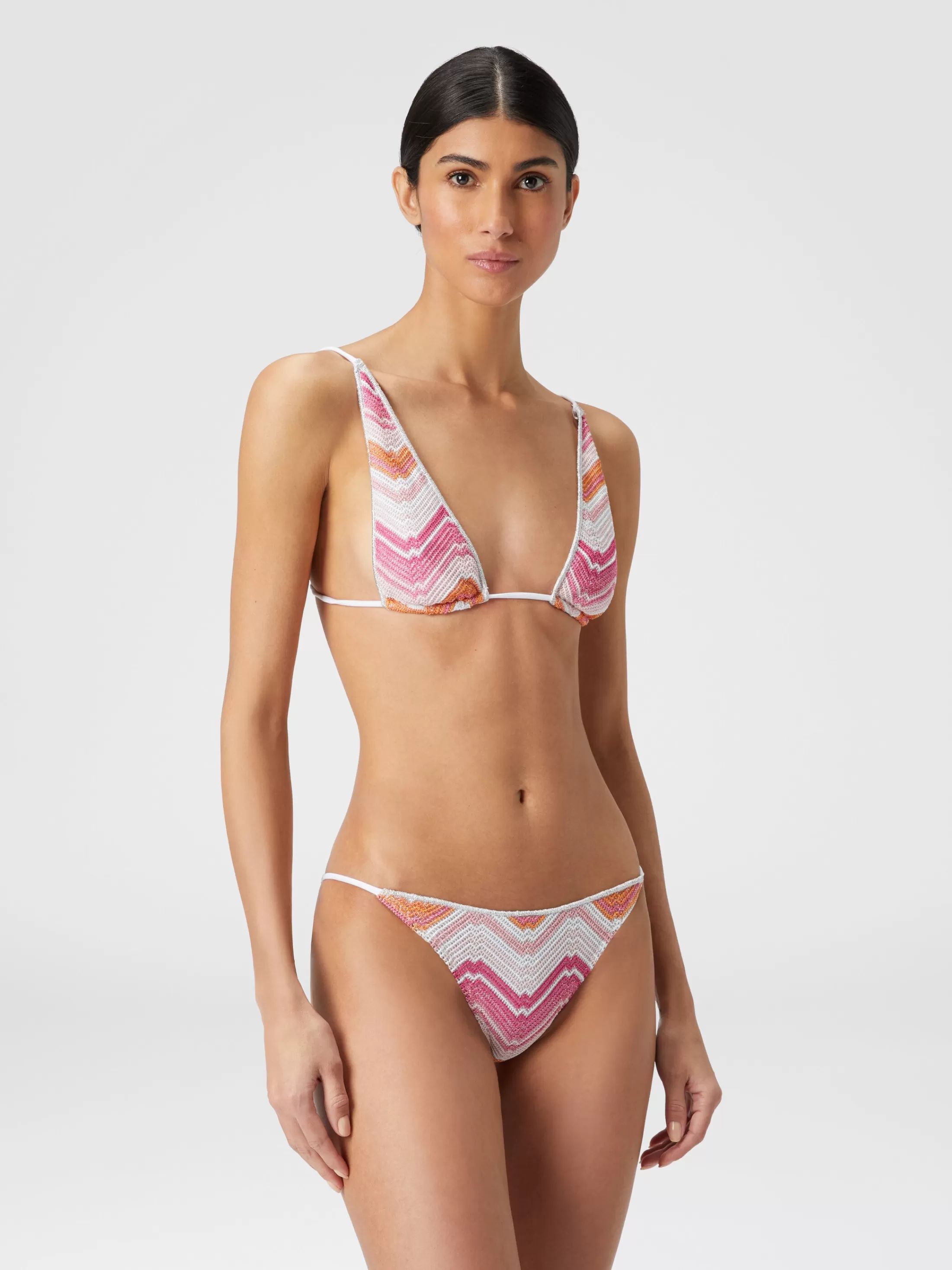 Missoni Bikini in misto viscosa chevron con lurex | Donna Costumi Da Bagno | Costumi Da Bagno