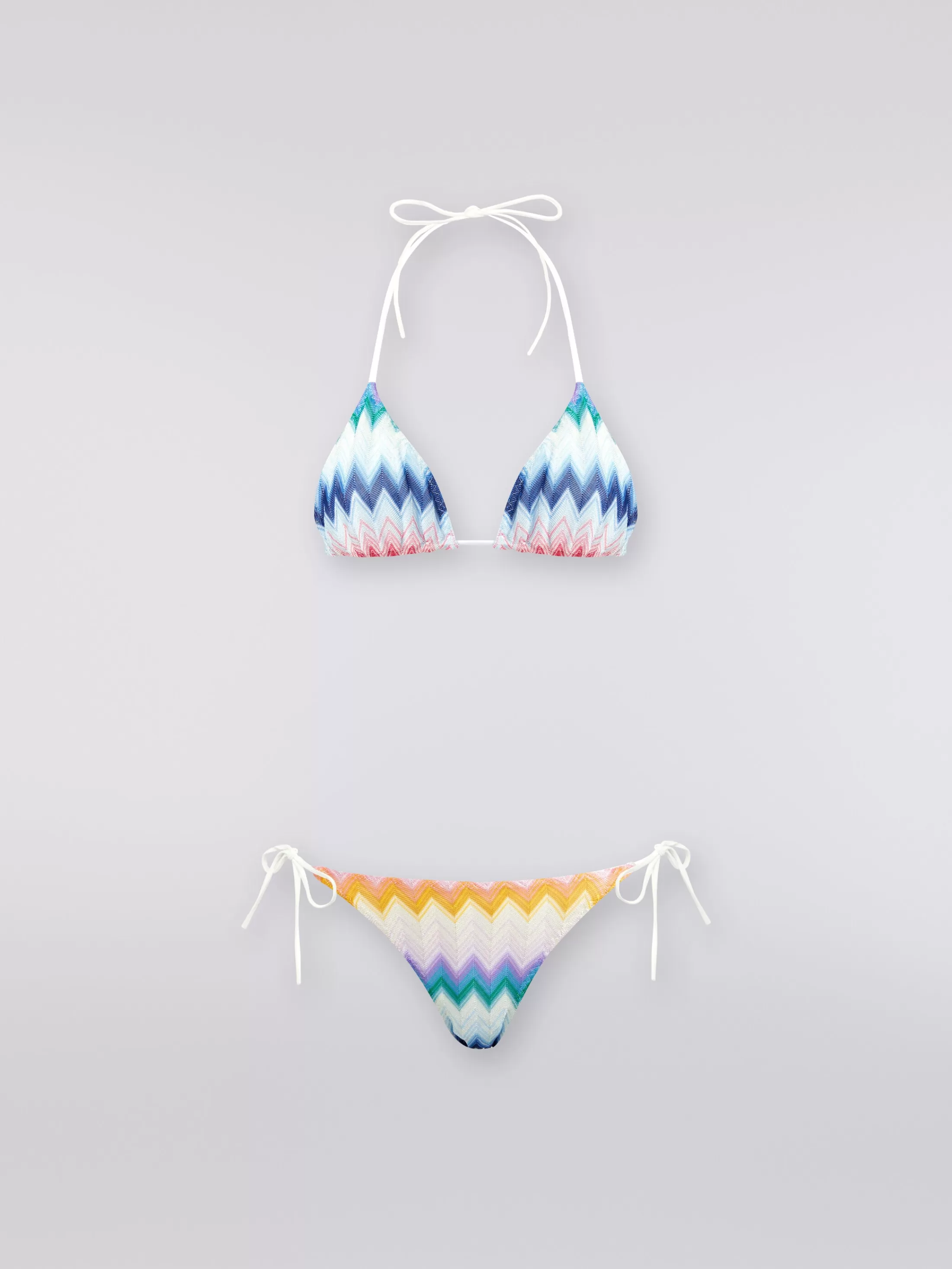 Missoni Bikini in misto viscosa sfumata zig zag con lurex | Donna Costumi Da Bagno | Costumi Da Bagno