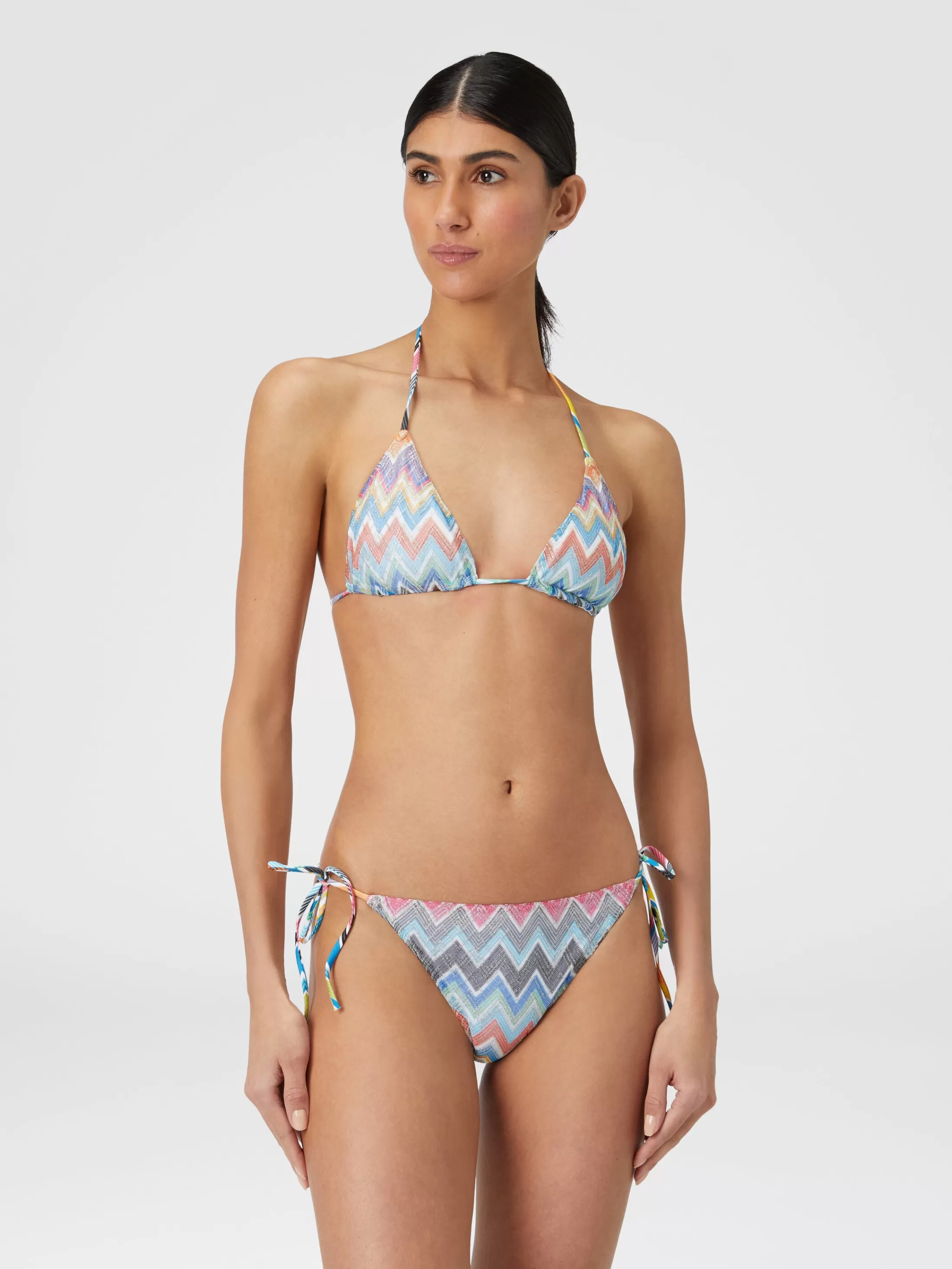 Missoni Bikini in misto viscosa zig zag con lurex | Donna Costumi Da Bagno | Costumi Da Bagno