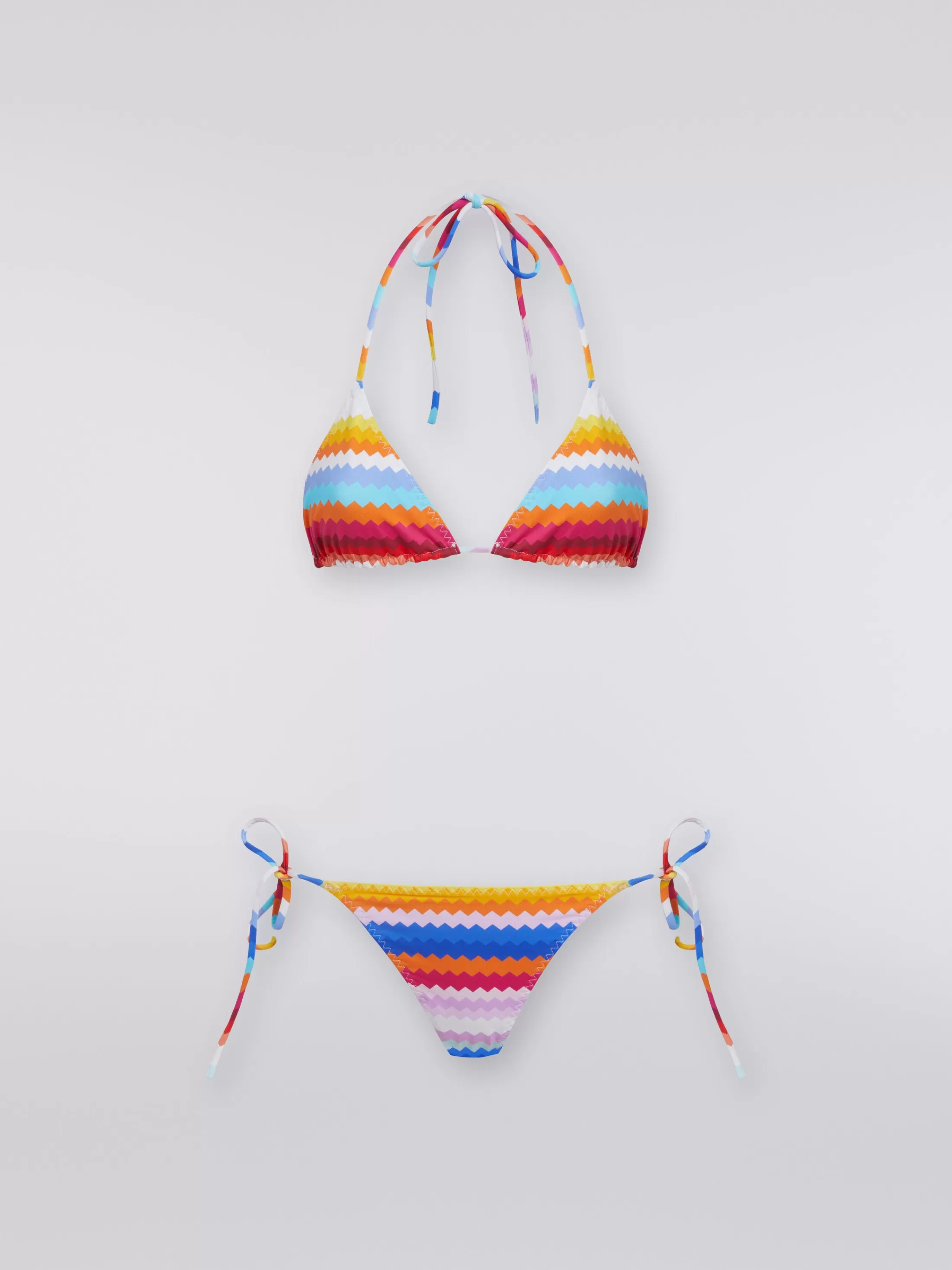 Missoni Bikini in nylon stretch stampa zig zag | Donna Costumi Da Bagno | Costumi Da Bagno