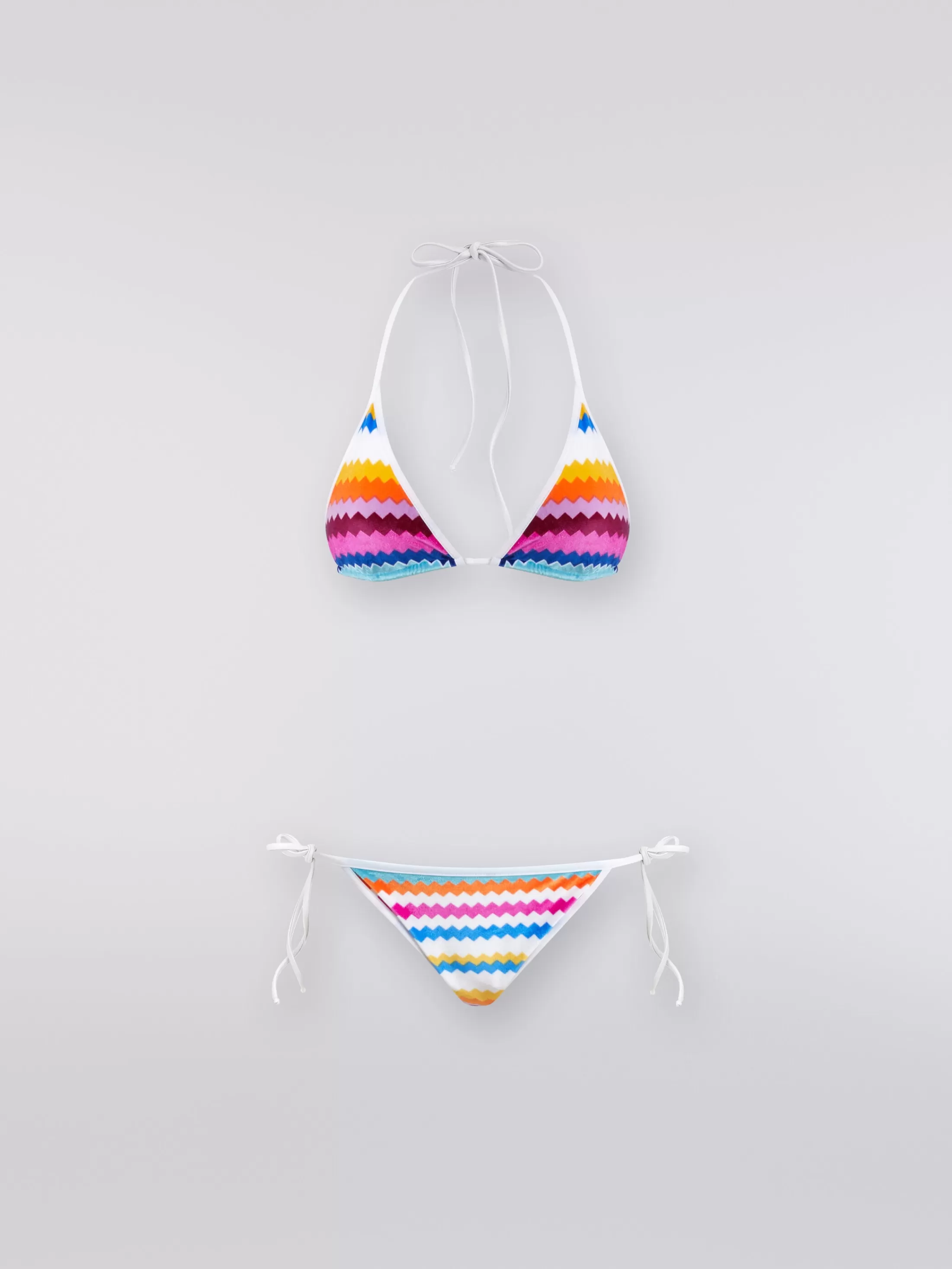 Missoni Bikini in nylon stretch stampa zig zag | Donna Costumi Da Bagno | Costumi Da Bagno