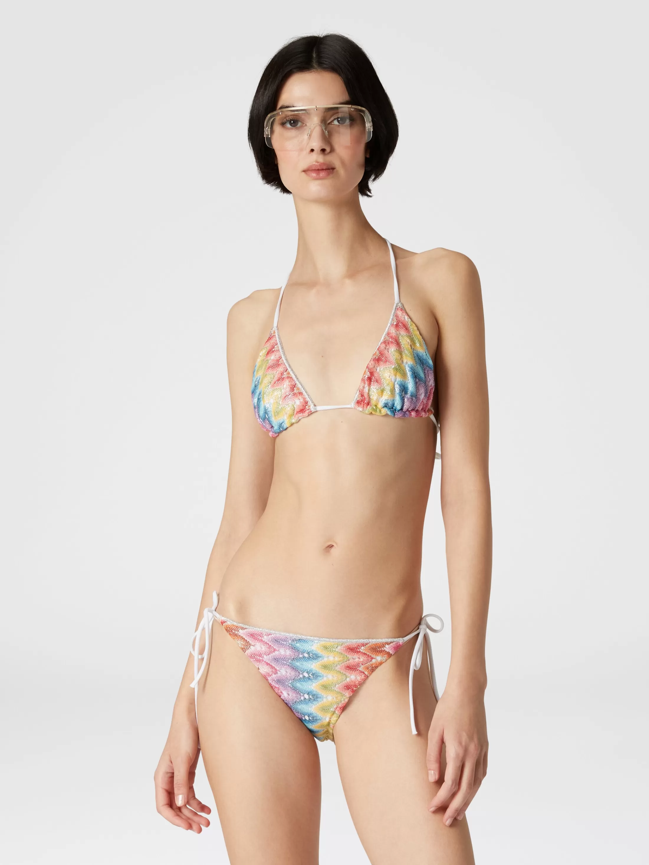 Missoni Bikini in pizzo di misto cotone spalmato | Donna Costumi Da Bagno | Costumi Da Bagno