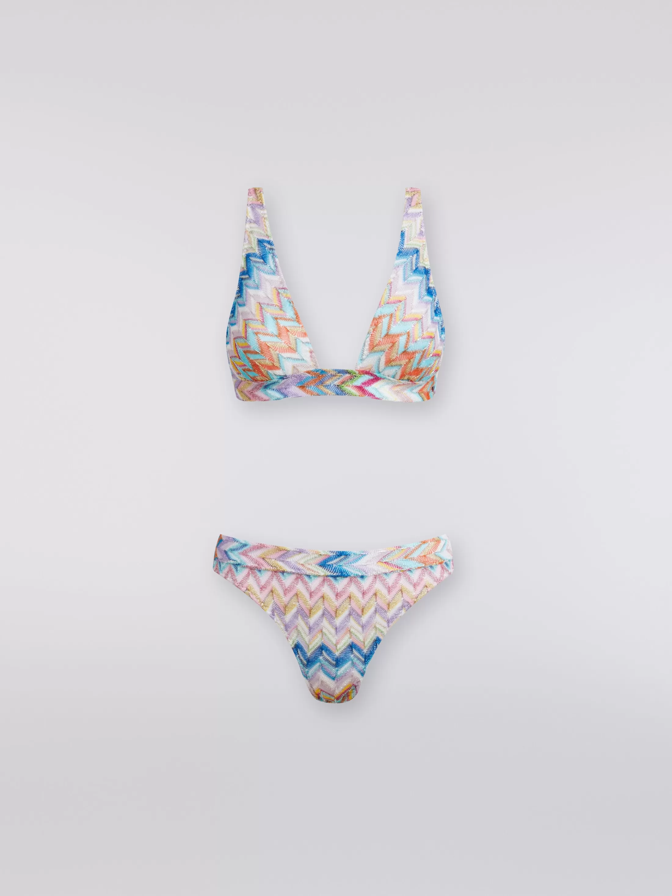 Missoni Bikini in viscosa zig zag con lurex | Donna Costumi Da Bagno | Costumi Da Bagno