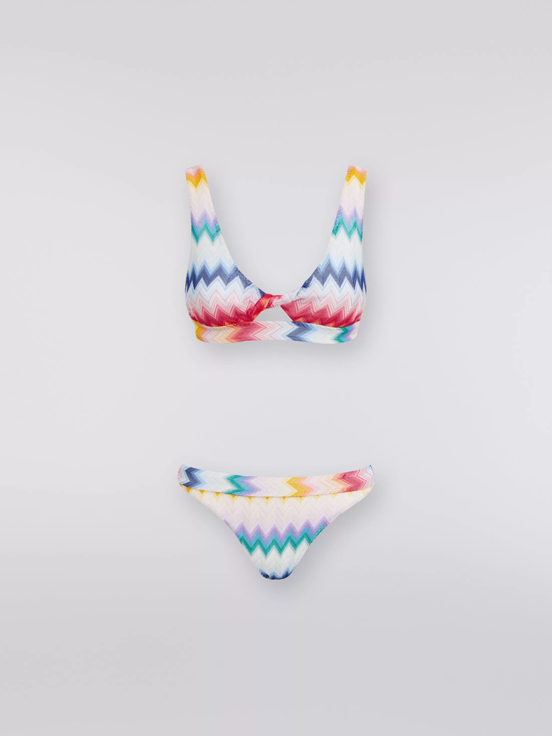 Missoni Bikini in viscosa zig zag con lurex | Donna Costumi Da Bagno | Costumi Da Bagno