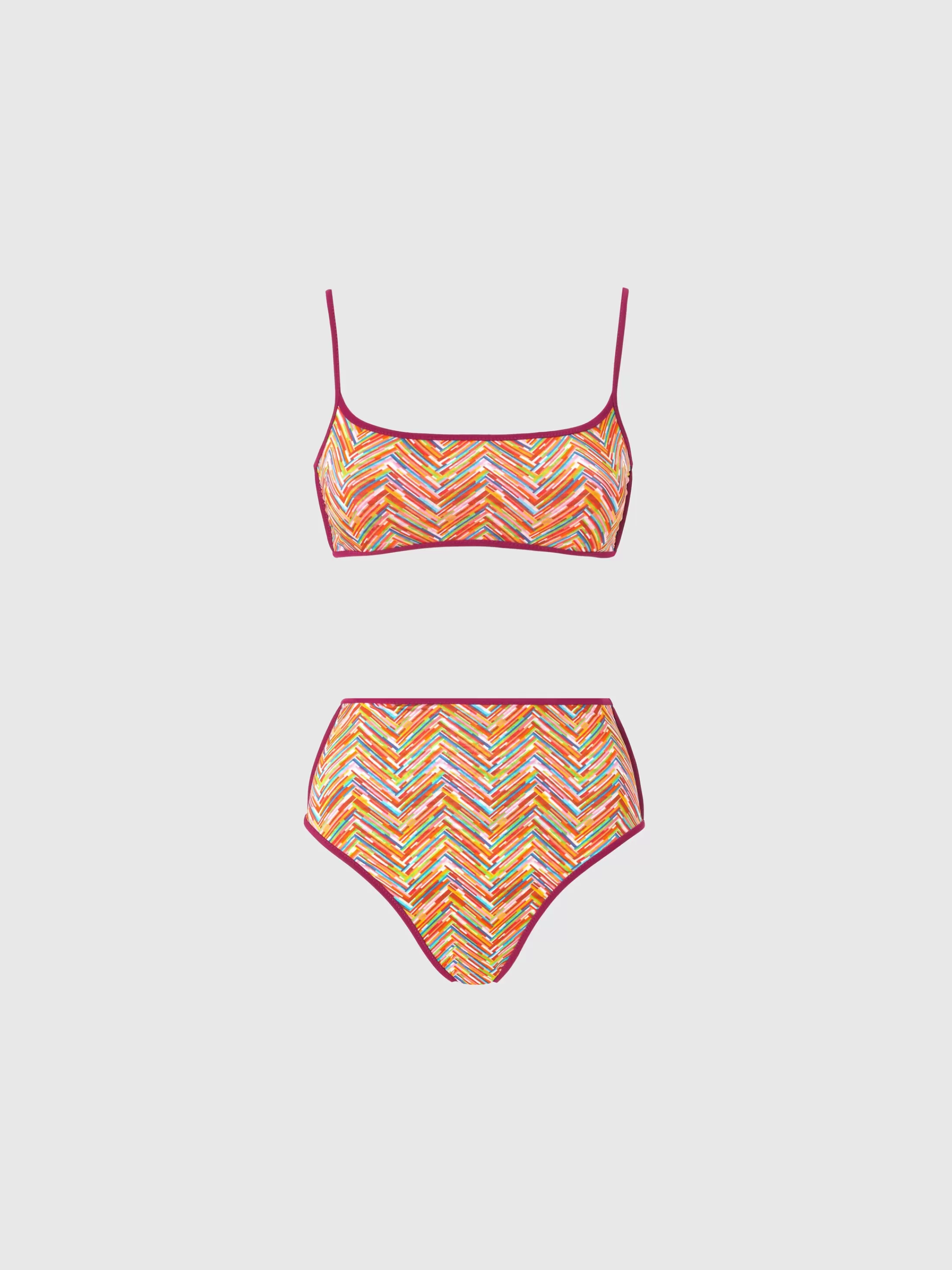 Missoni Bikini reversibile con stampa e slip alto | Donna Costumi Da Bagno | Costumi Da Bagno