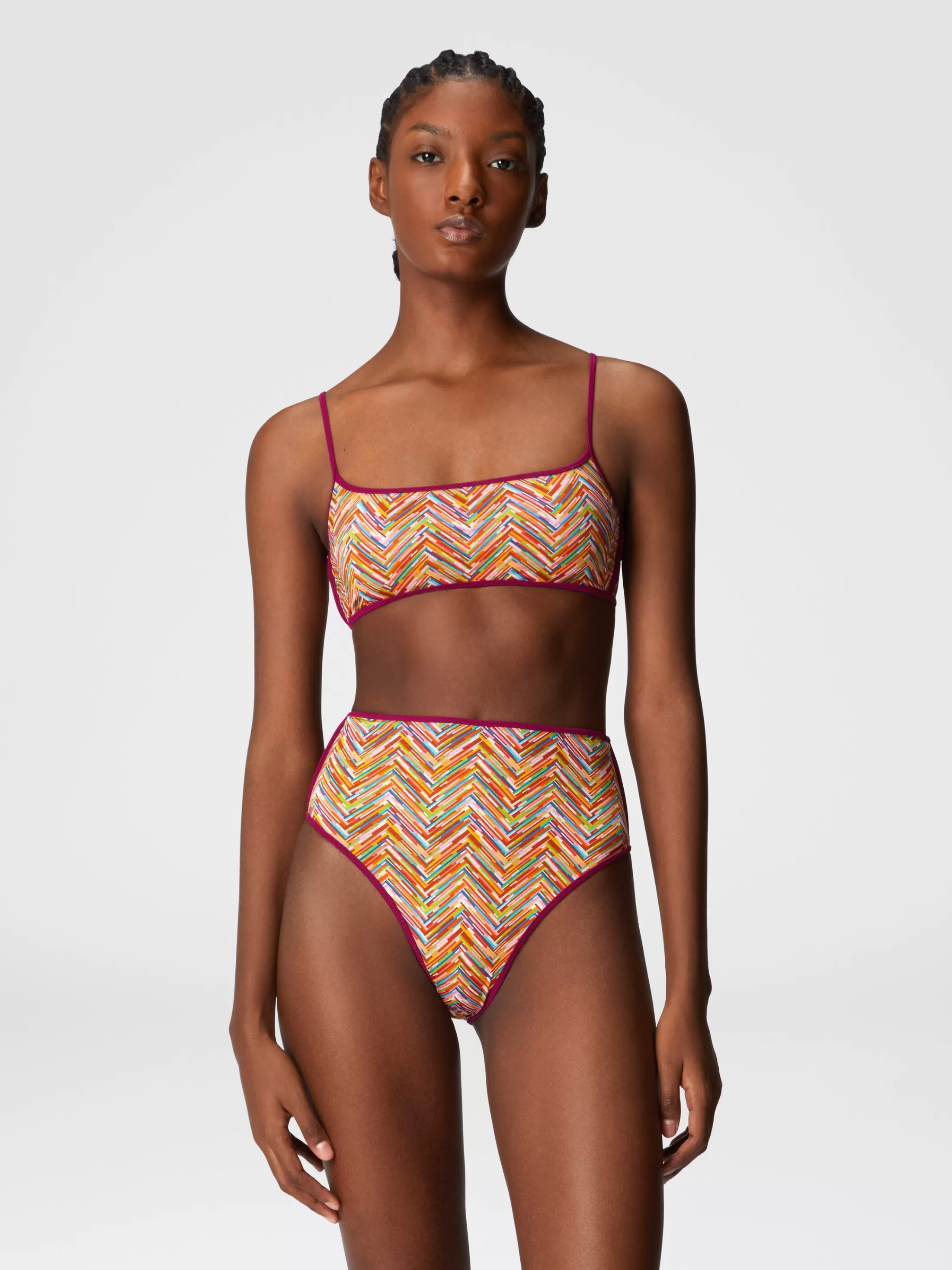 Missoni Bikini reversibile con stampa e slip alto | Donna Costumi Da Bagno | Costumi Da Bagno