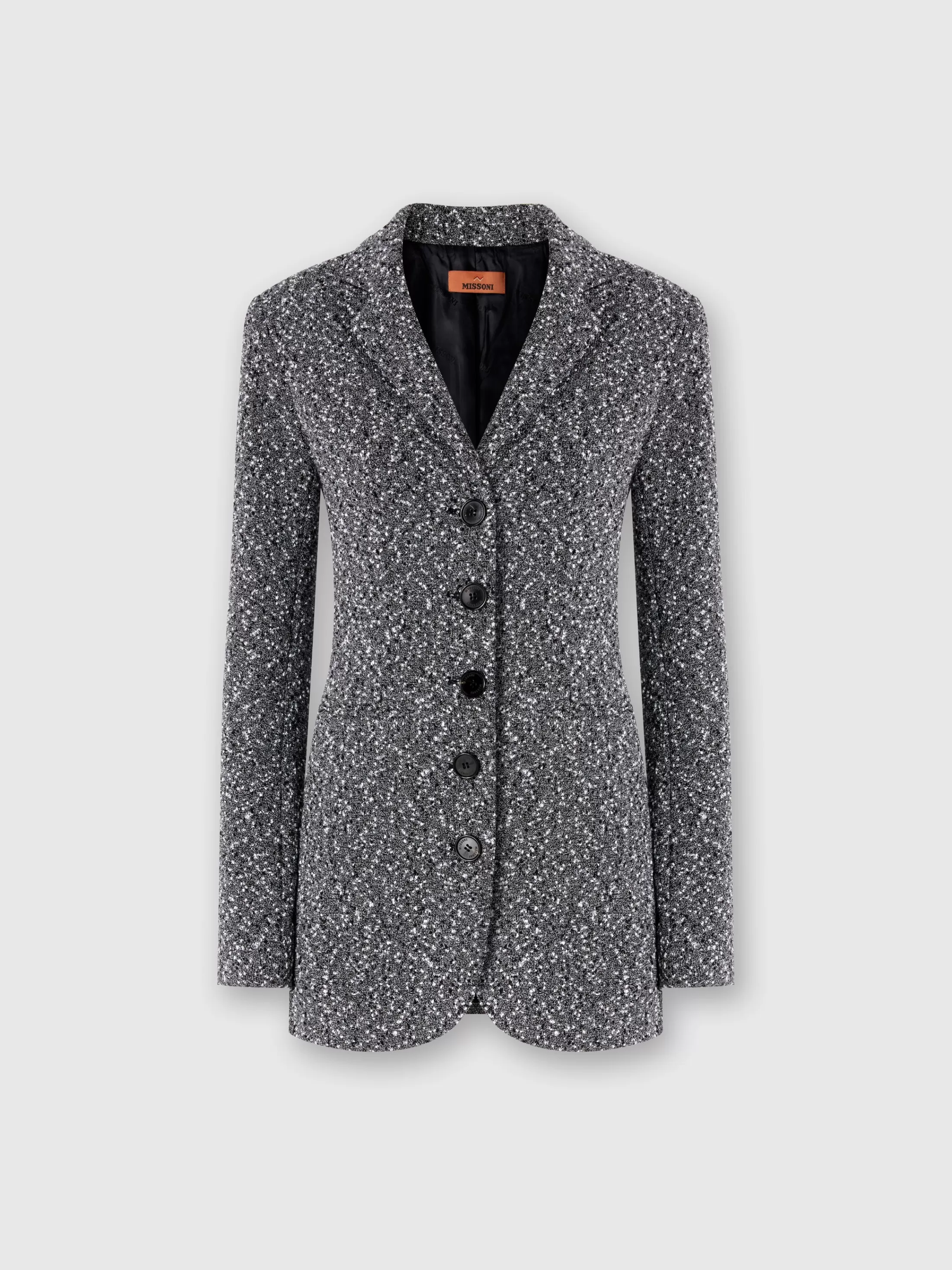 Missoni Blazer lungo in misto cotone mélange | Donna Capispalla