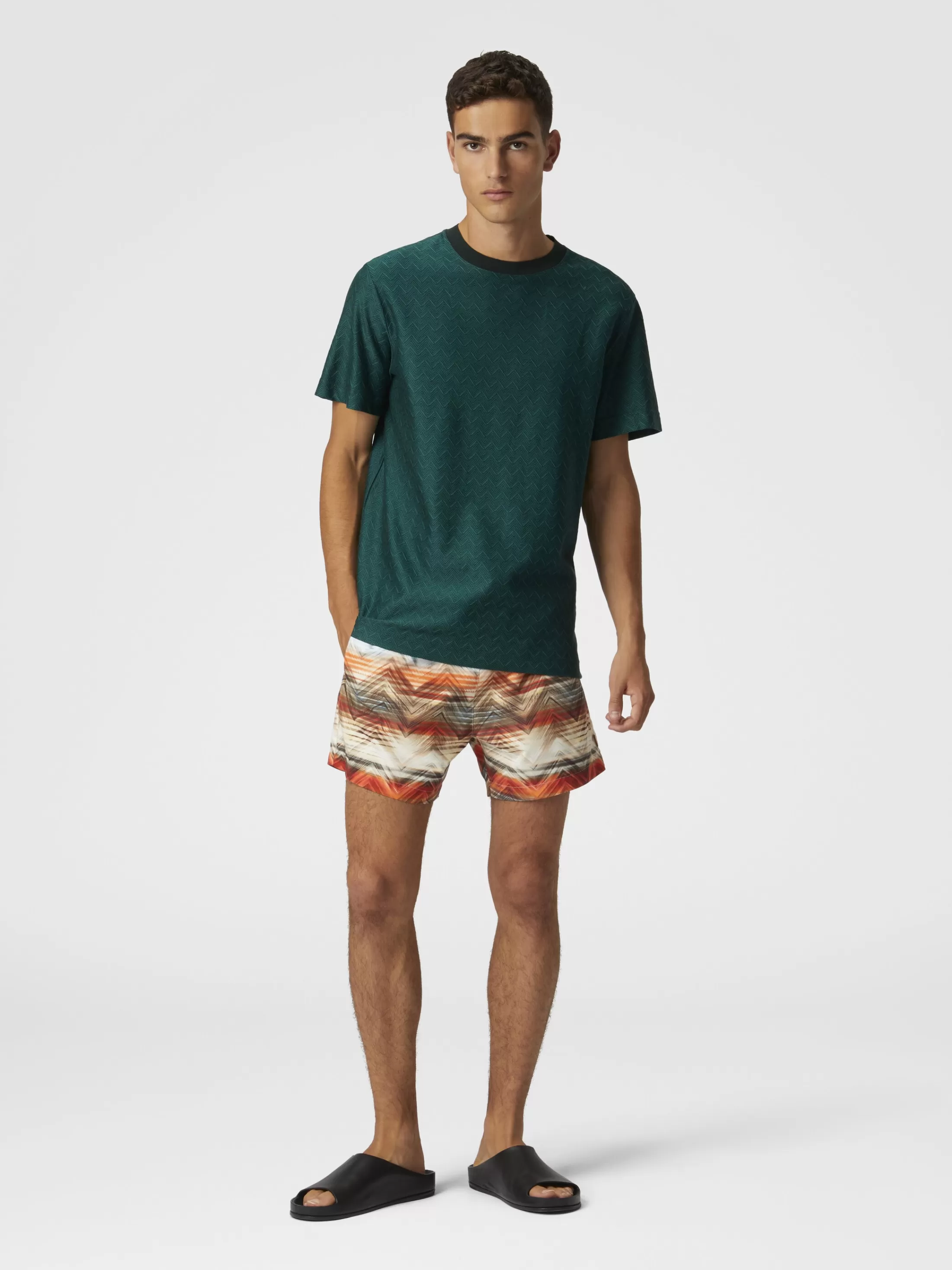 Missoni Boxer mare con stampa macro zig zag dégradé | Uomo Abbigliamento | Costumi Da Bagno