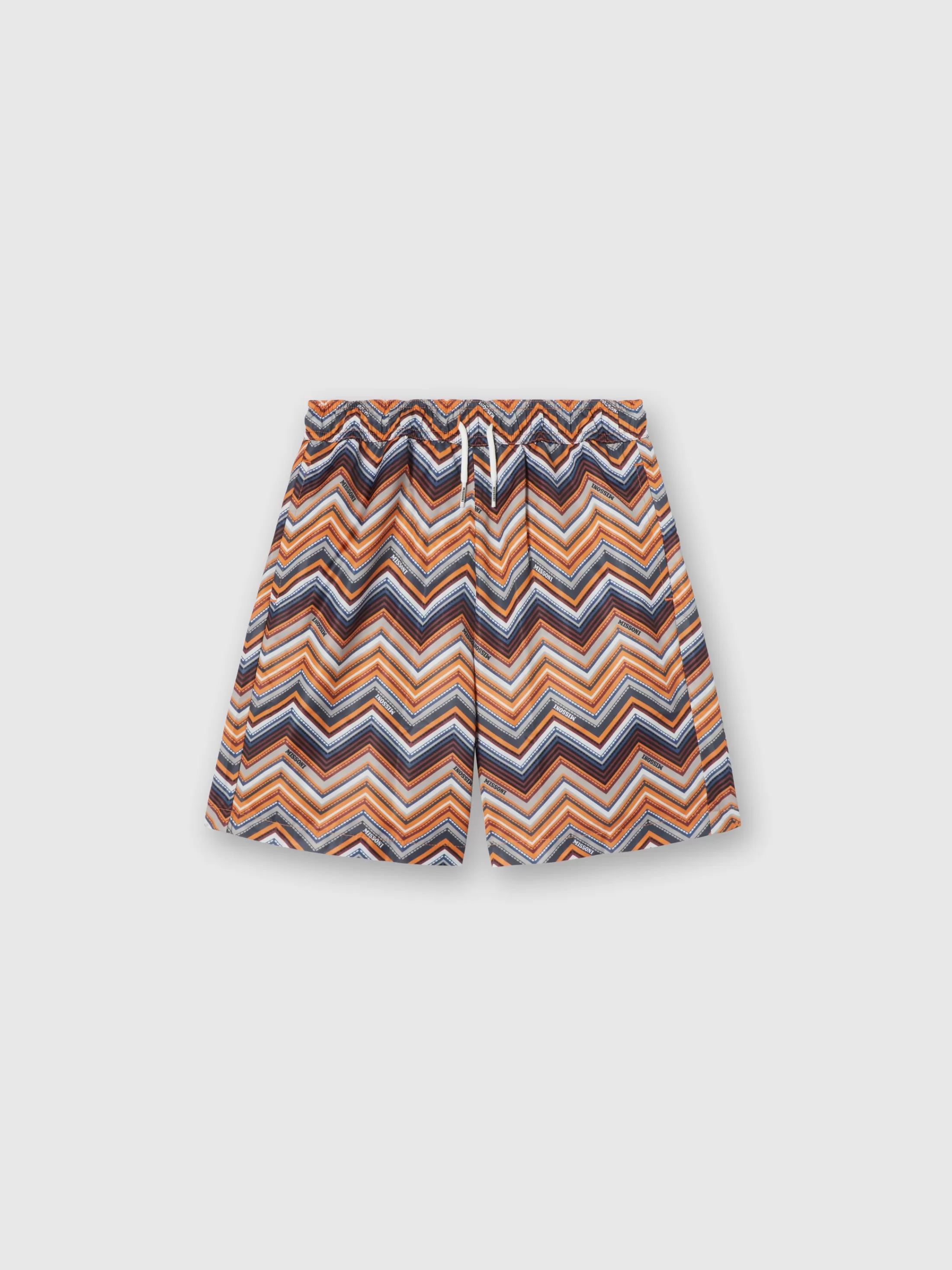 Missoni Boxer mare con stampa zig zag e logo | Bambino Abbigliamento