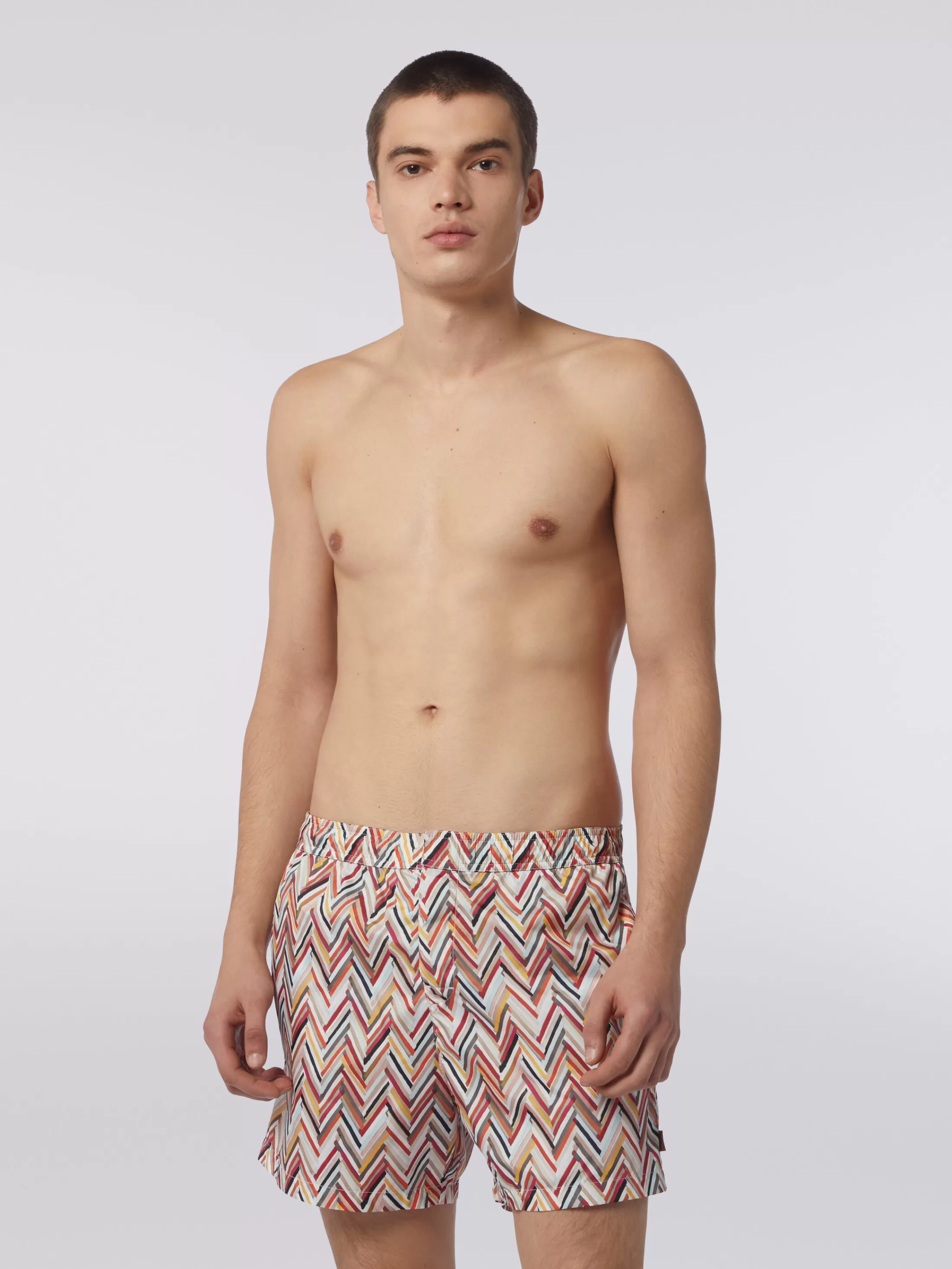 Missoni Boxer mare con stampa zig zag effetto spennellate | Uomo Abbigliamento | Costumi Da Bagno