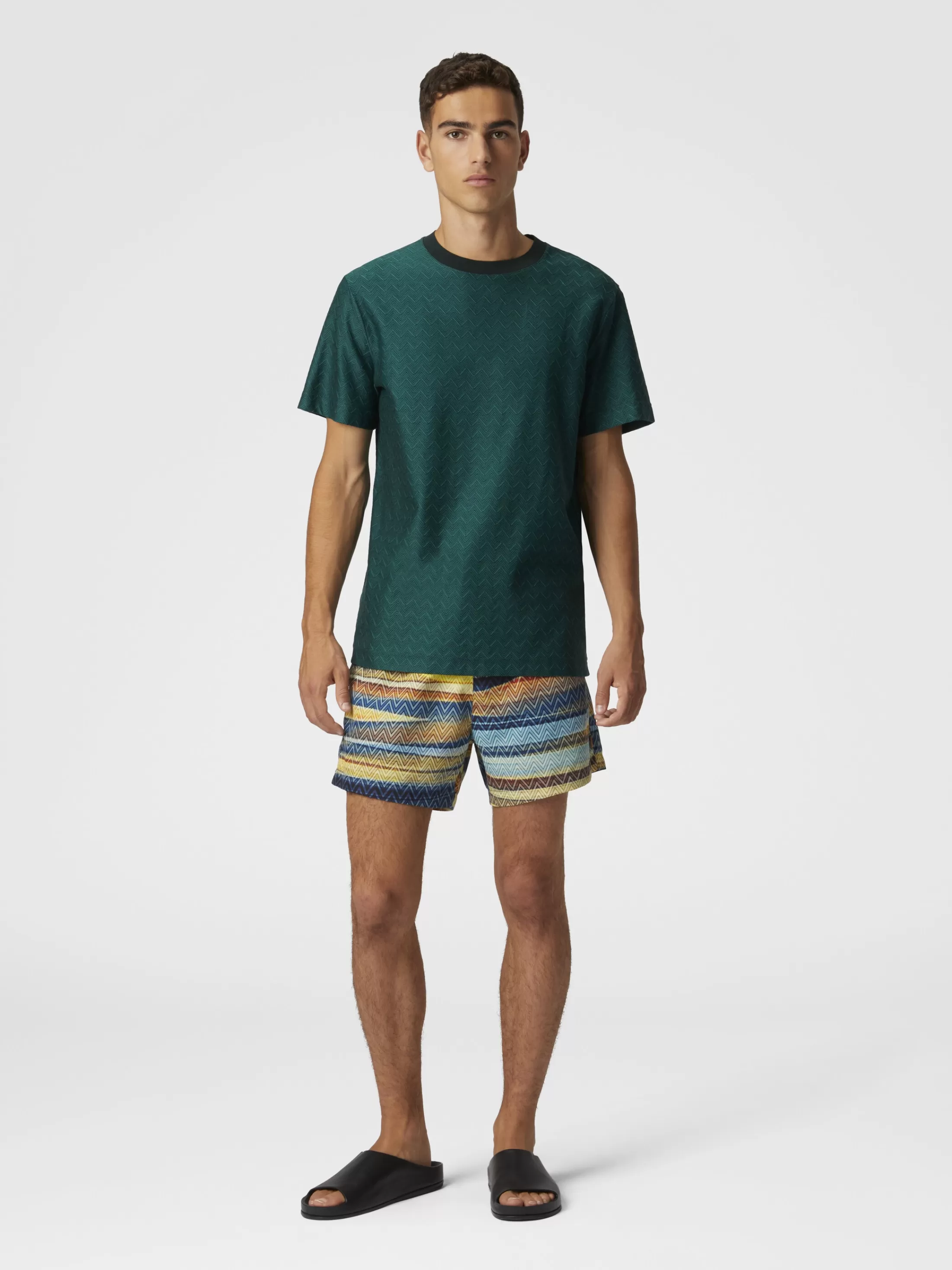 Missoni Boxer mare con stampa zig zag sfumata | Uomo Abbigliamento | Costumi Da Bagno