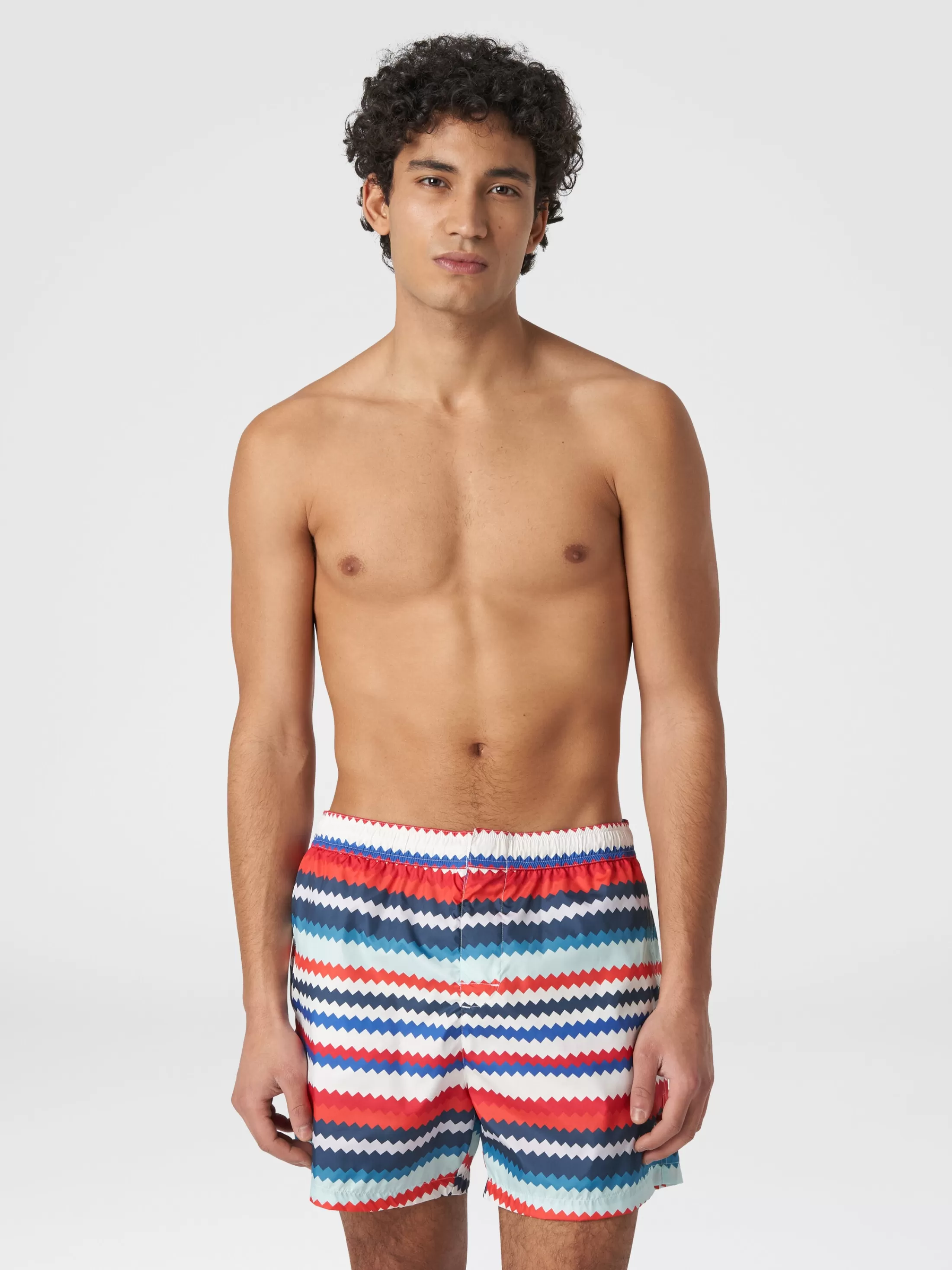 Missoni Boxer mare in nylon stampa micro zig zag | Uomo Abbigliamento | Costumi Da Bagno