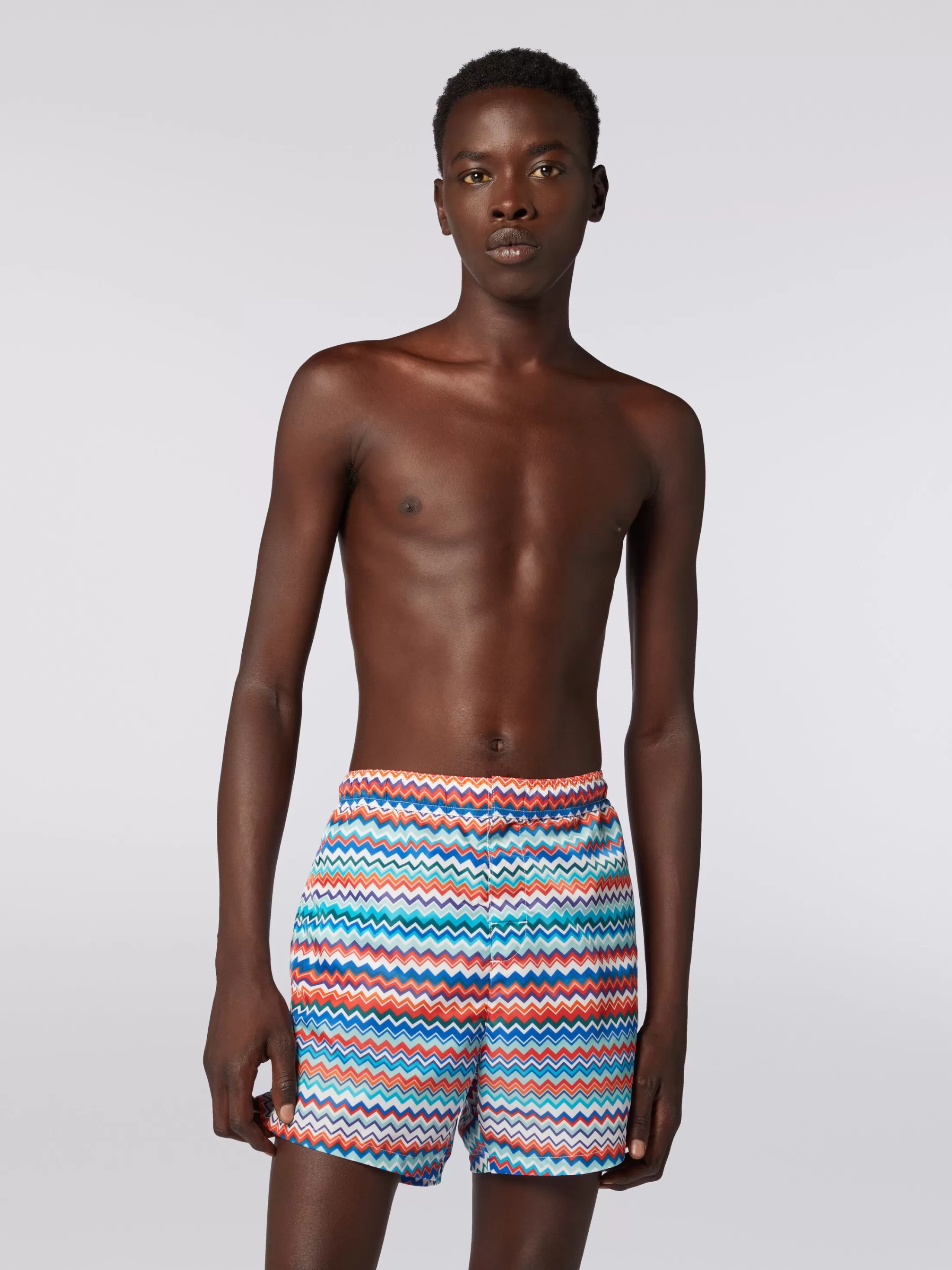 Missoni Boxer mare in nylon stampa zig zag | Uomo Abbigliamento | Costumi Da Bagno