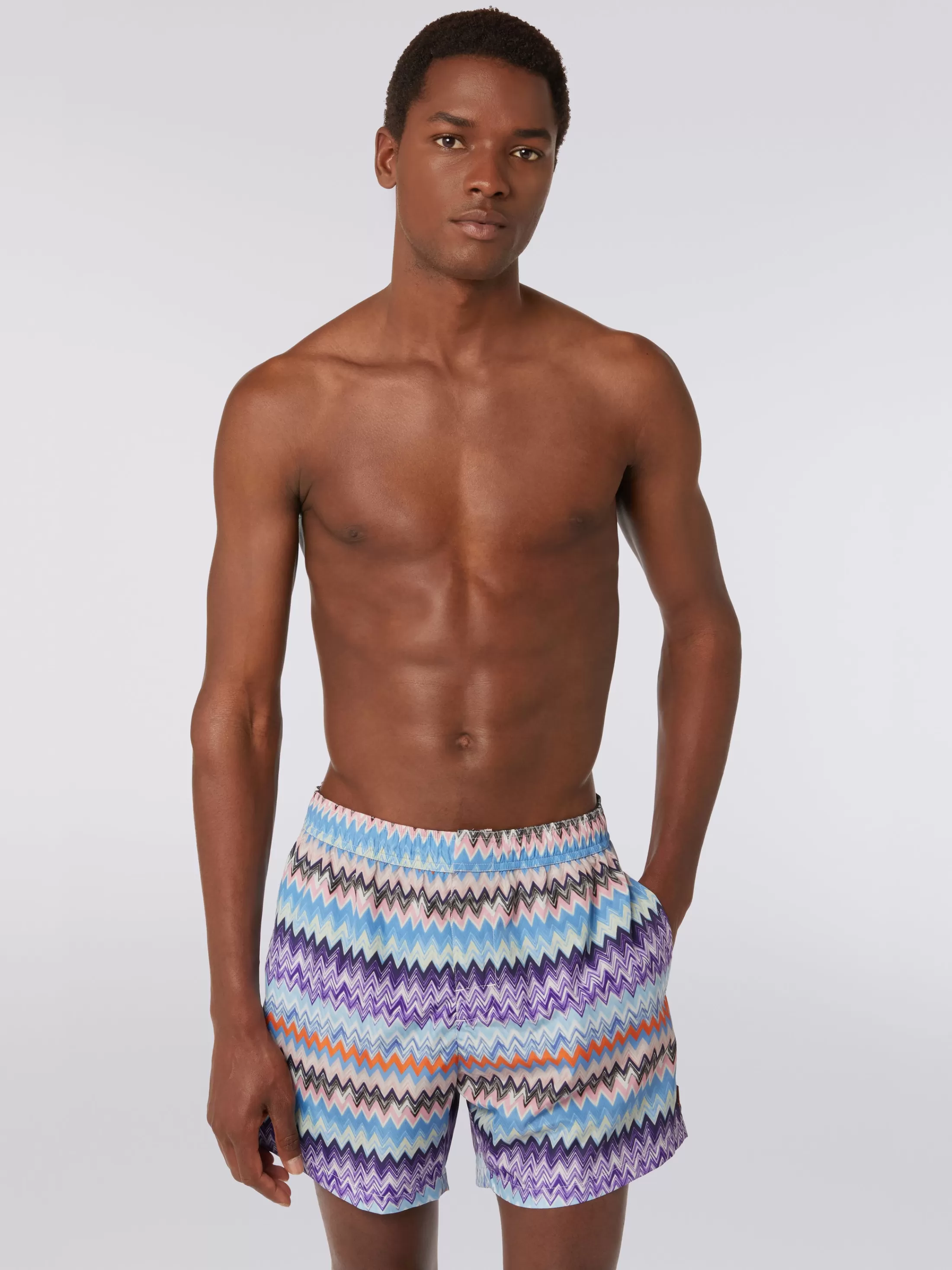 Missoni Boxer mare in tessuto tecnico stampa chevron | Uomo Abbigliamento | Costumi Da Bagno