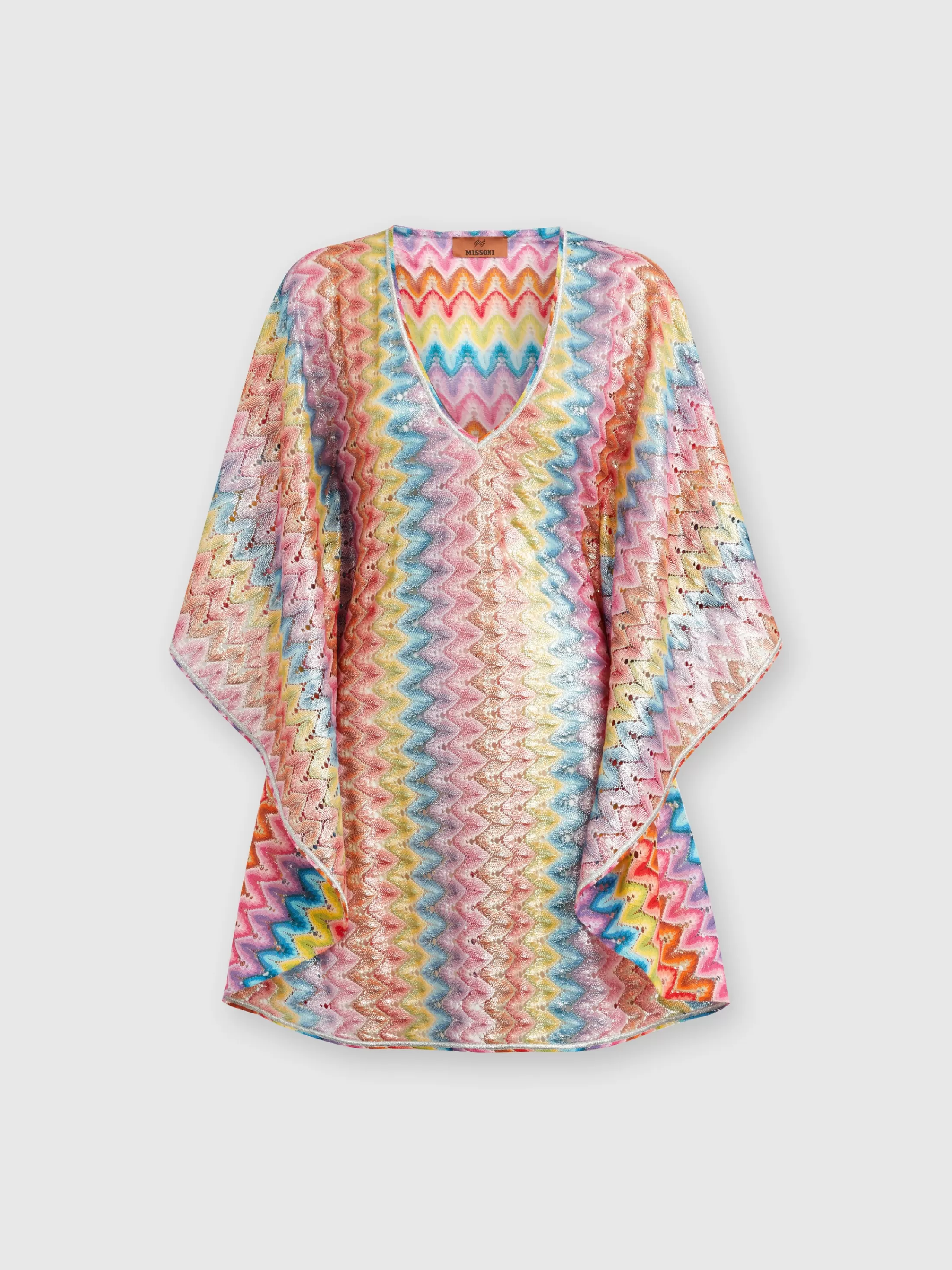 Missoni Caftano copricostume corto in pizzo spalmato | Donna Abbigliamento | Abbigliamento