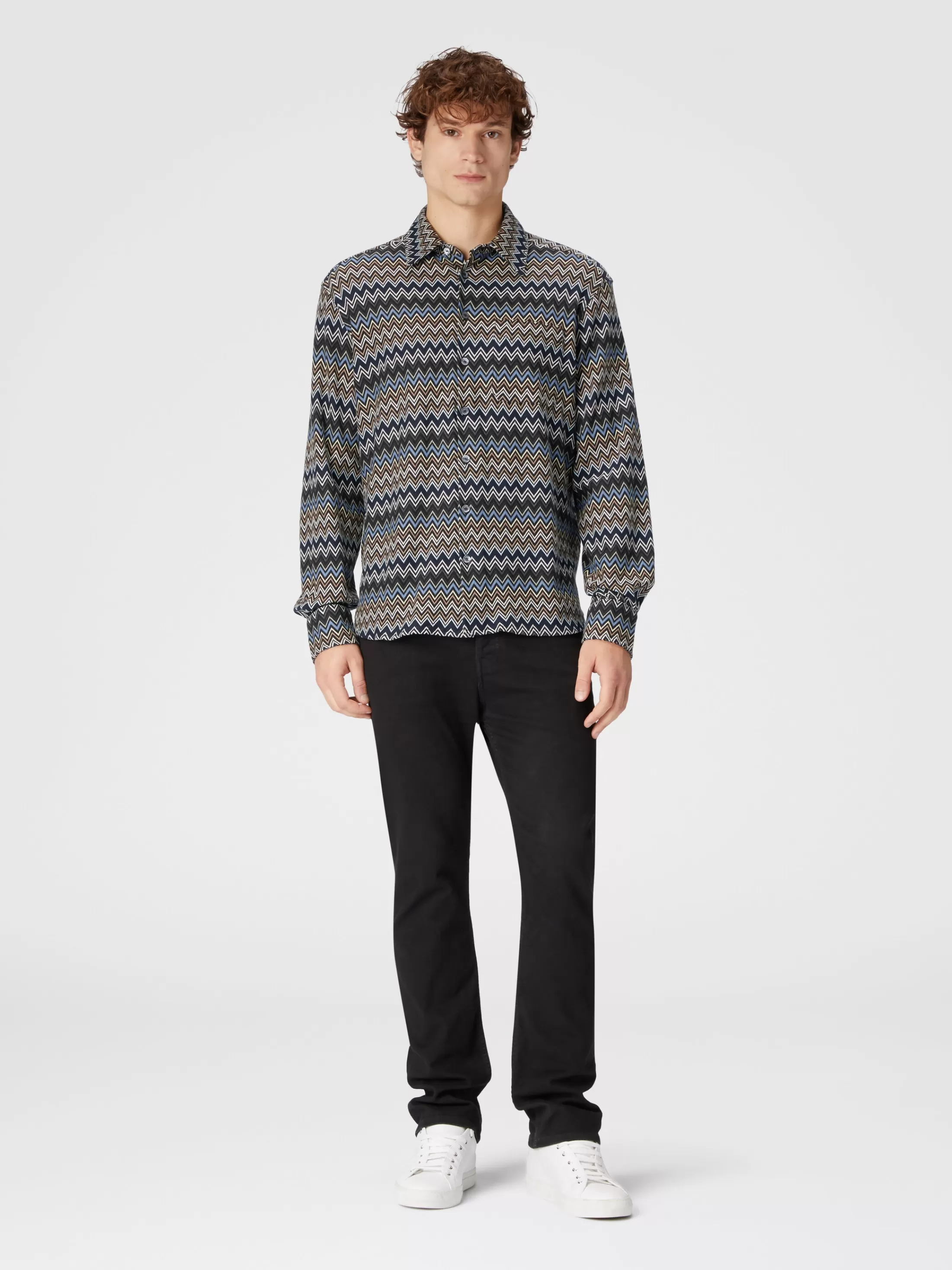 Missoni Camicia in cotone zig zag | Uomo Camicie