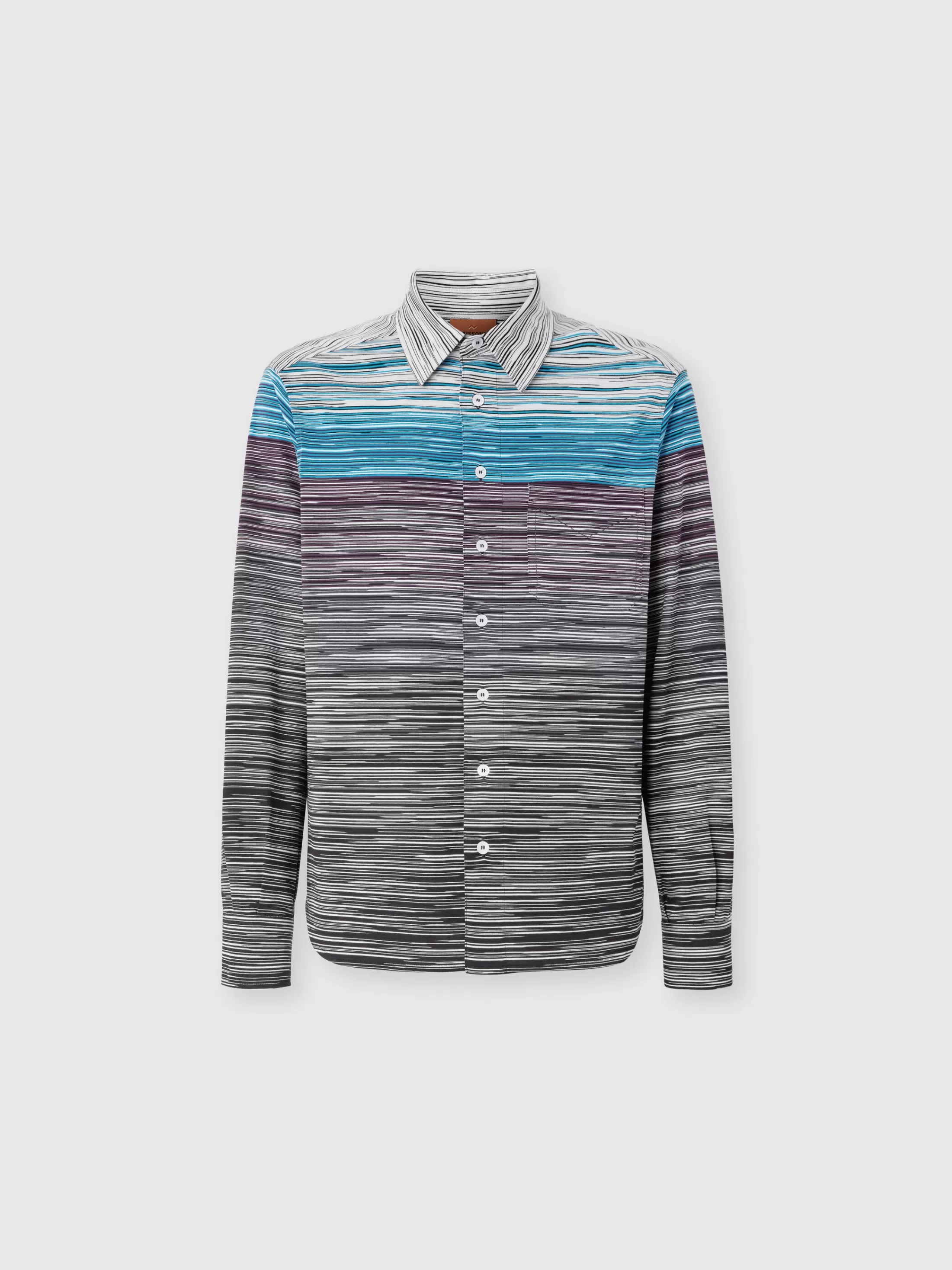 Missoni Camicia in jersey di cotone fiammato | Uomo Camicie