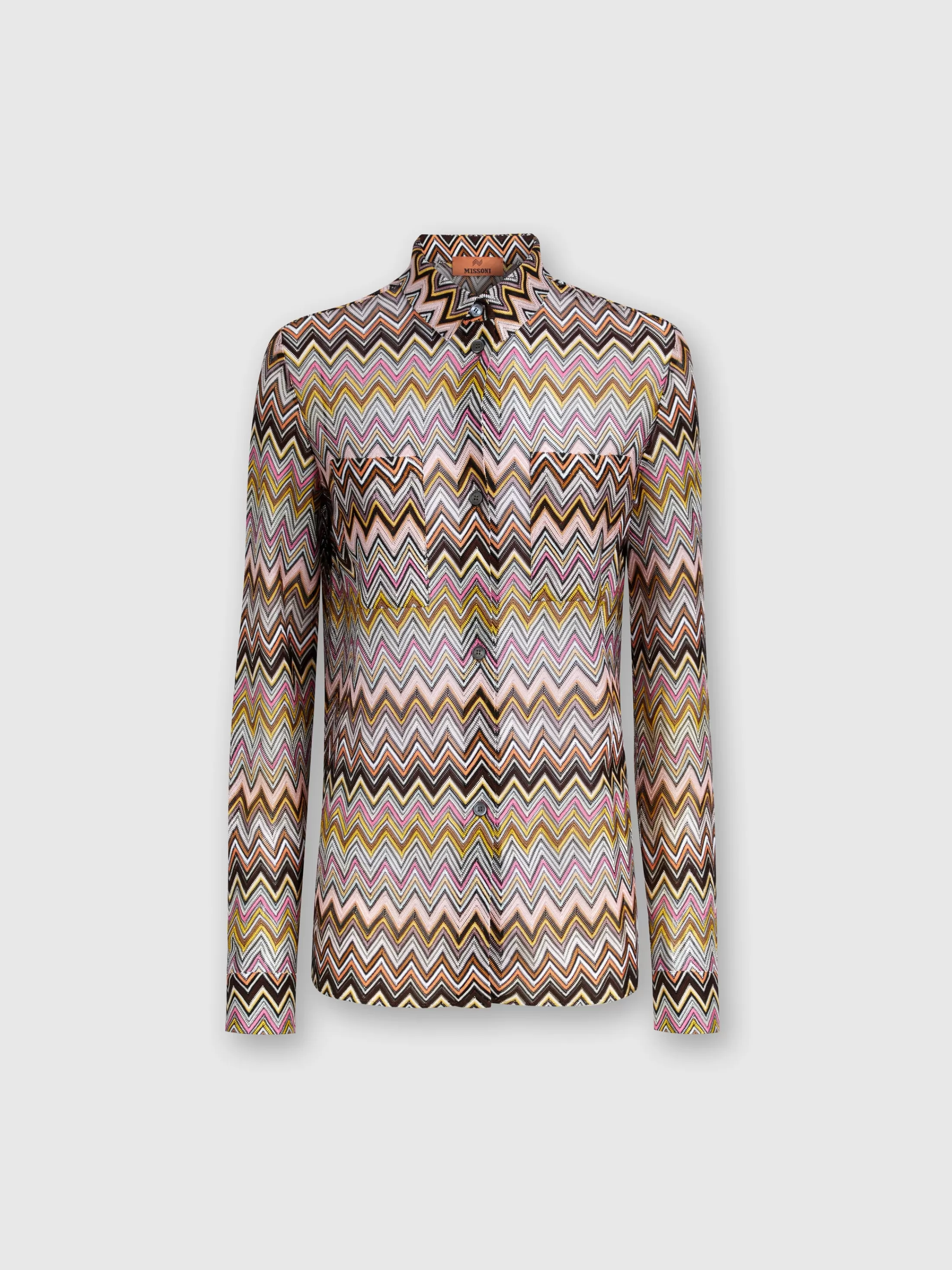 Missoni Camicia in maglia di viscosa zig zag | Donna Camicie E Bluse