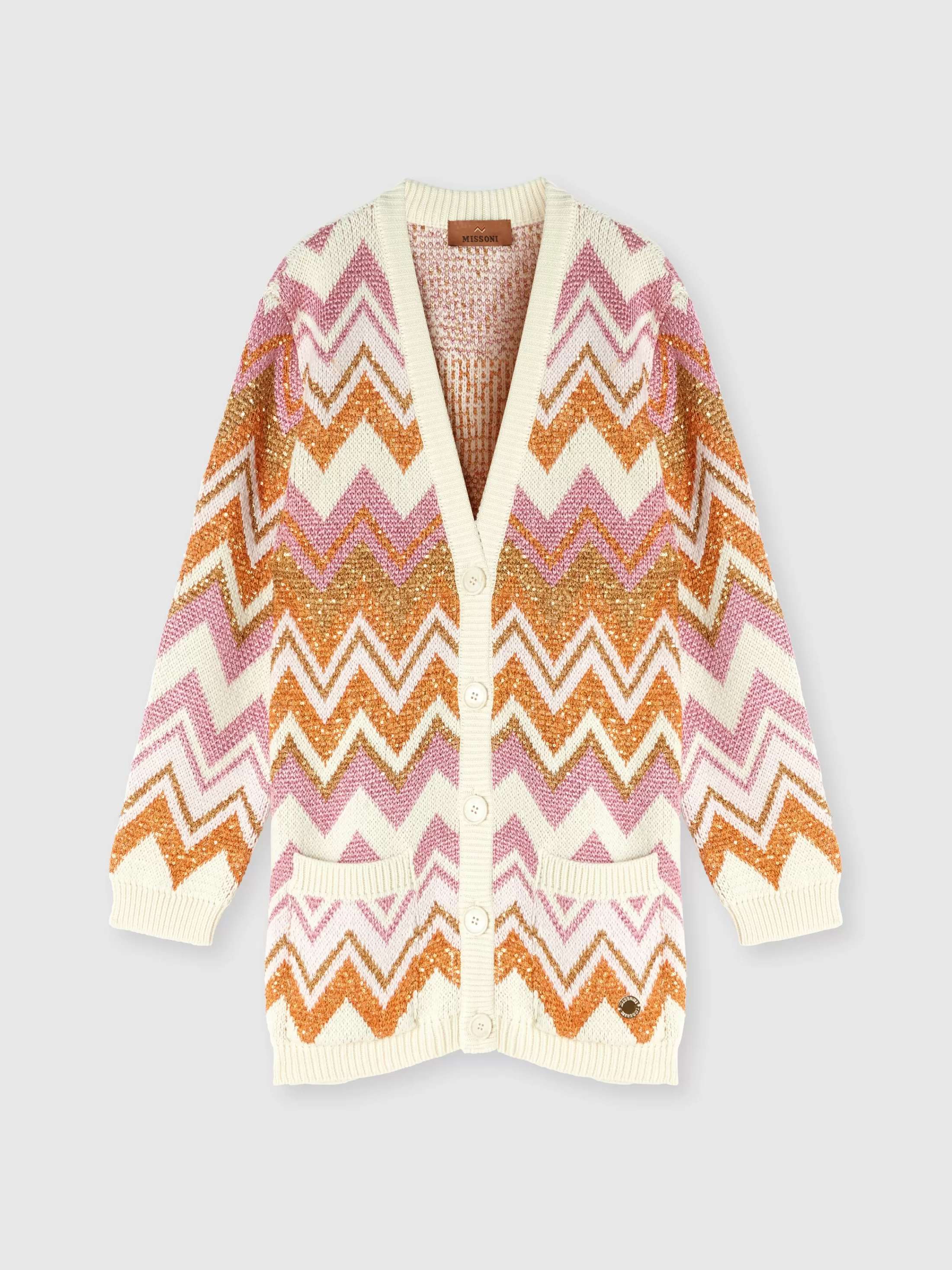 Missoni Cardigan in misto cotone e cachemire lamé | Abbigliamento