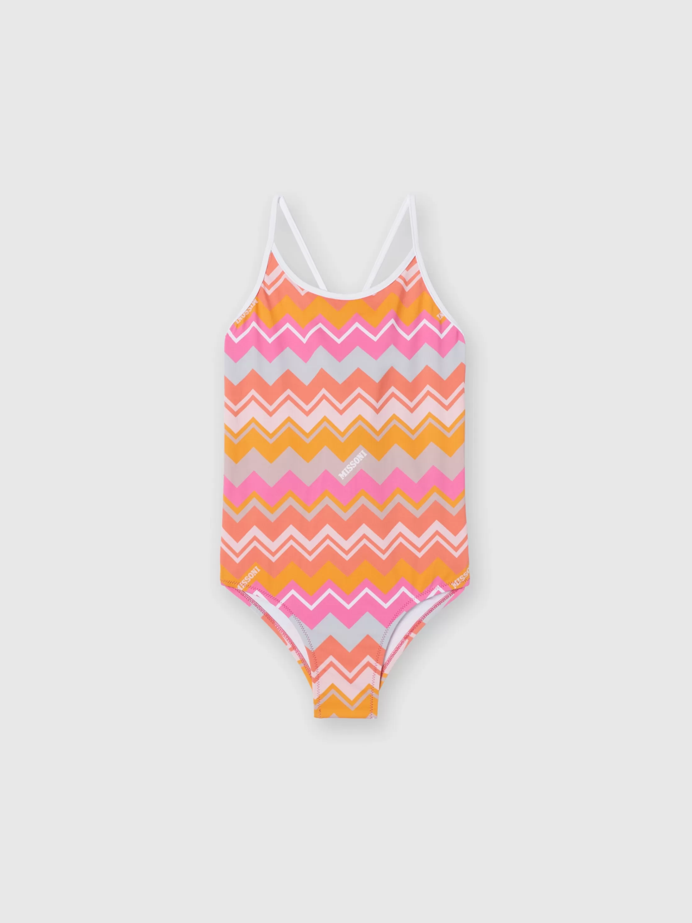 Missoni Costume intero stampa zig zag con logo | Abbigliamento