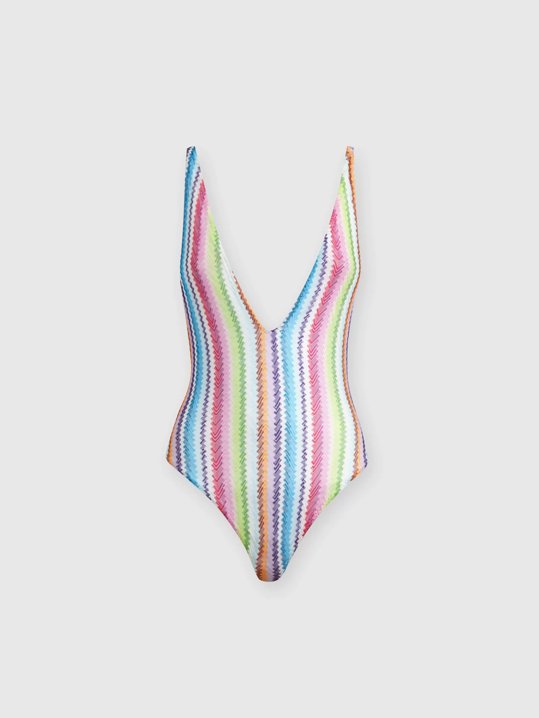 Missoni Costume intero stampa zig zag con scollatura a V | Donna Costumi Da Bagno | Costumi Da Bagno