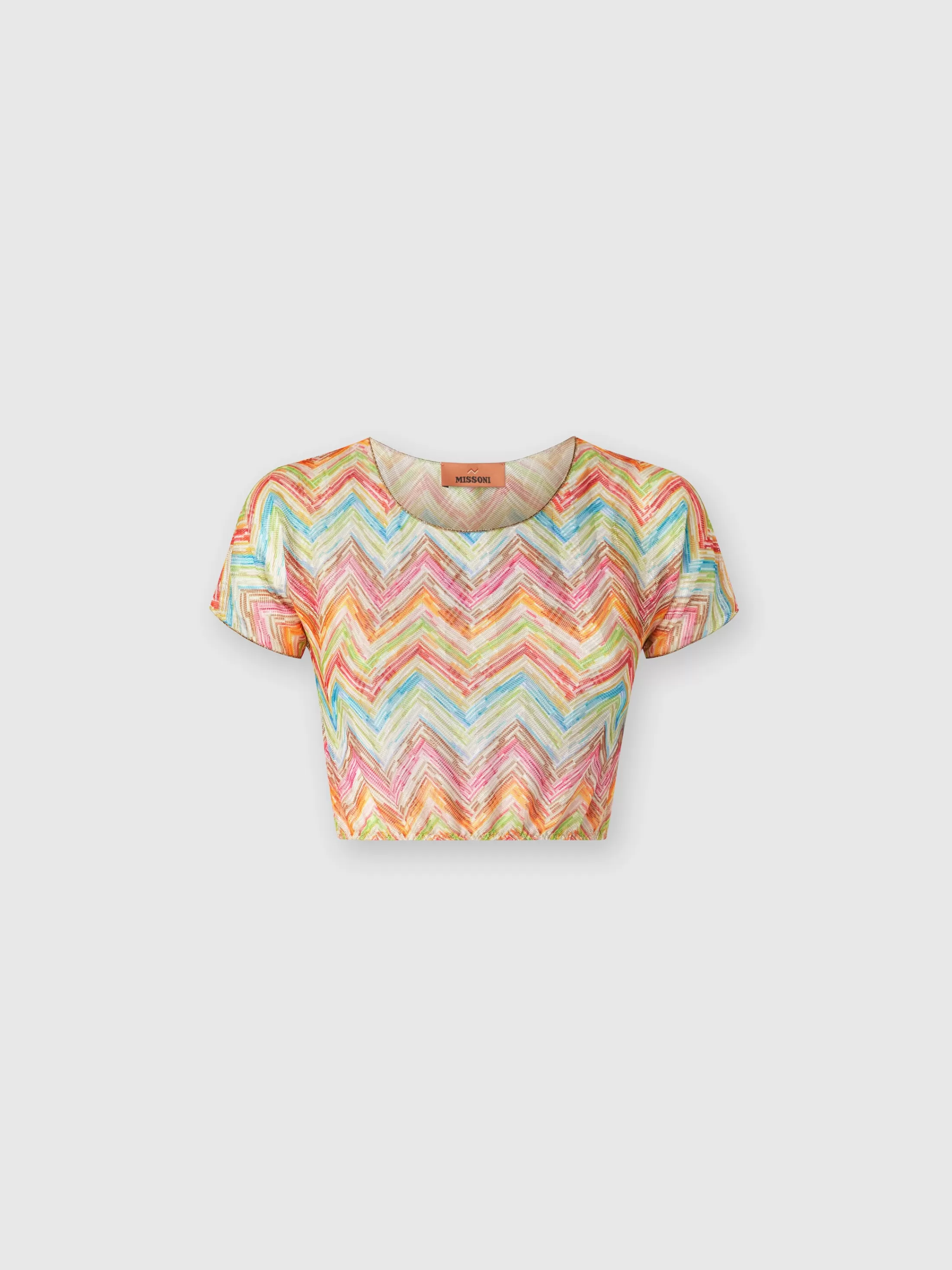 Missoni Crop top in tulle stampato | Donna Abbigliamento | Abbigliamento