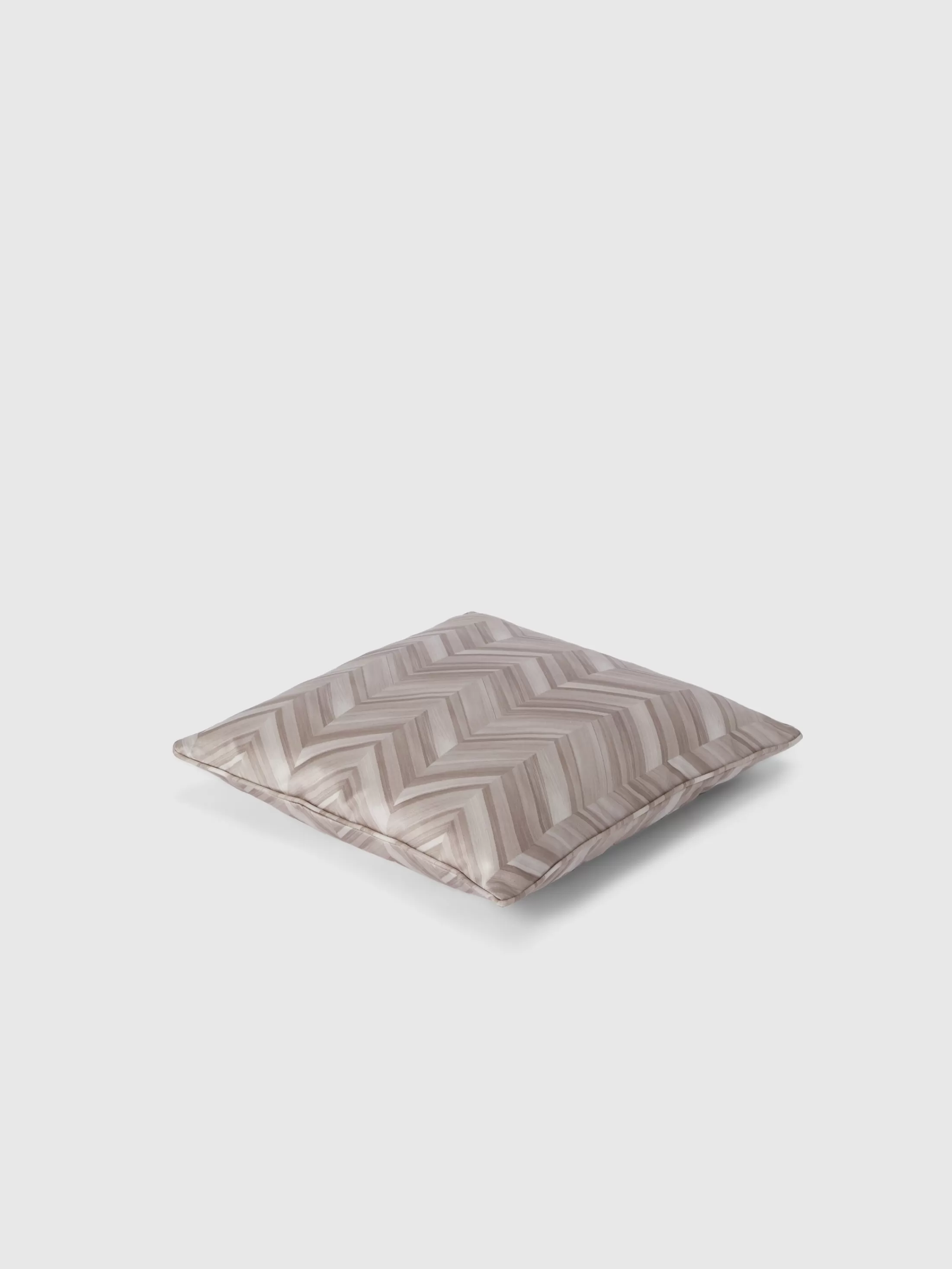 Missoni Cuscino Layers 40x40 cm in rasatello di cotone chevron | Cuscini