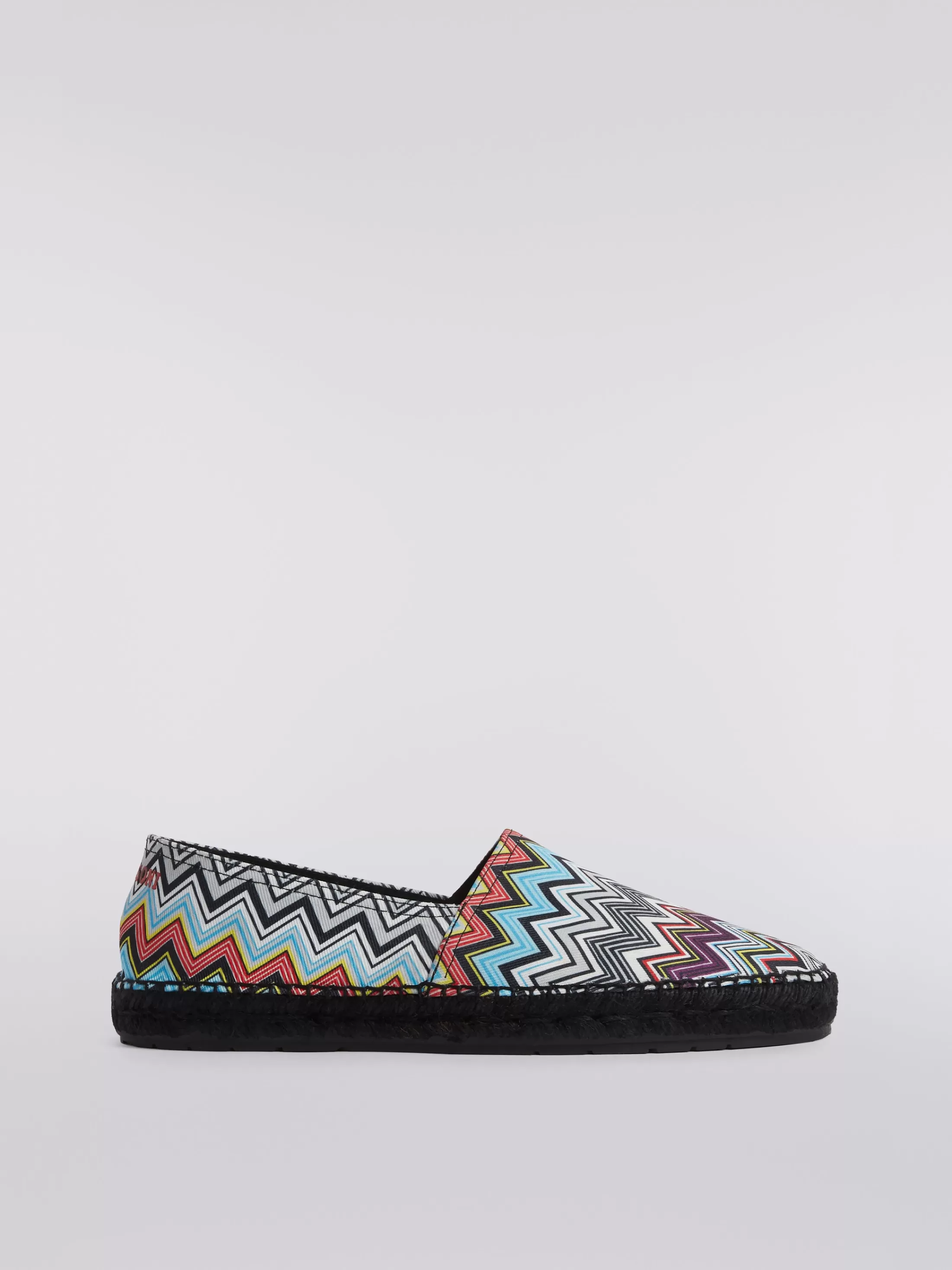 Missoni Espadrilles flat in canvas stampato con scritta logo | Uomo Abbigliamento | Scarpe