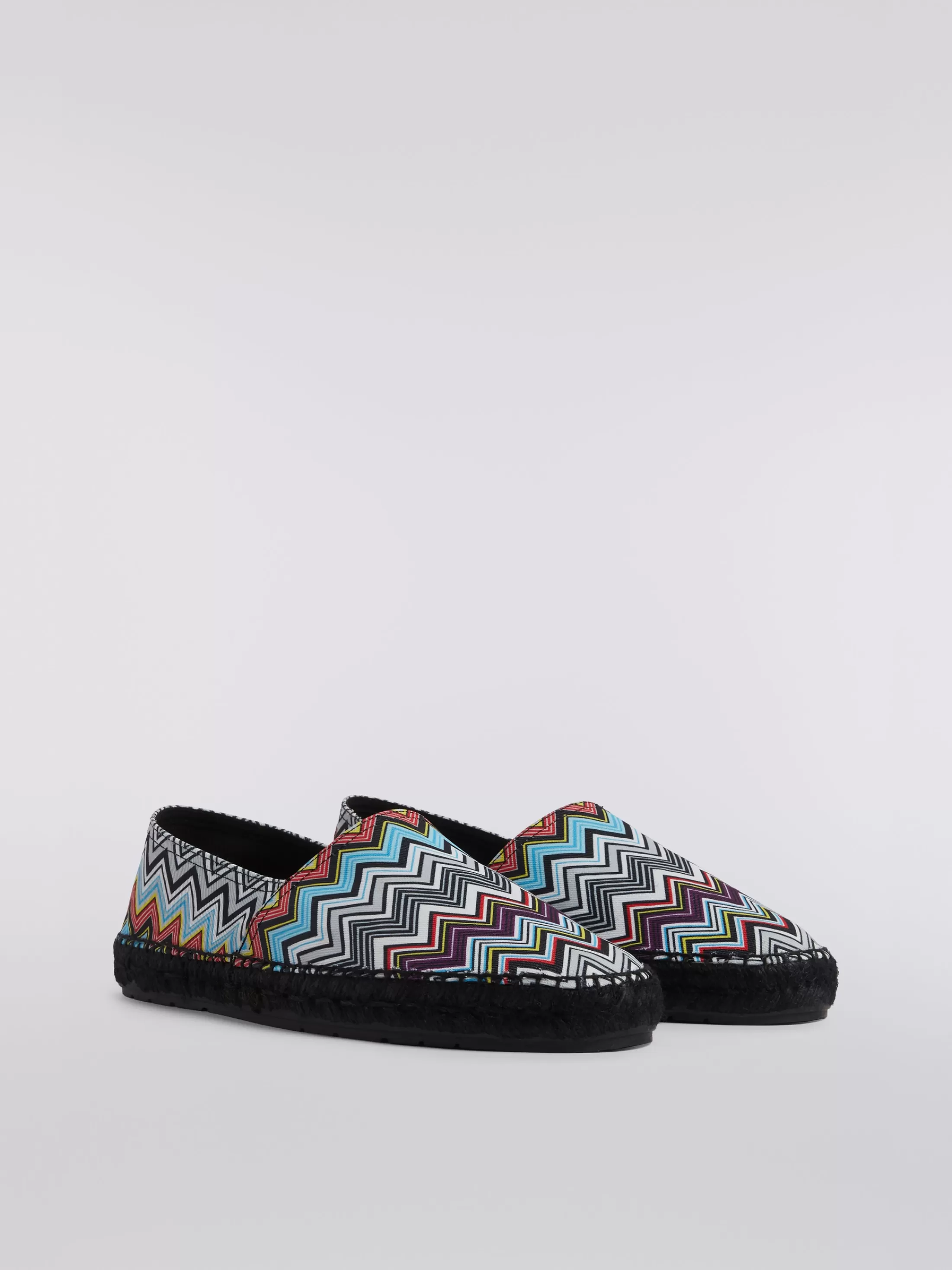 Missoni Espadrilles flat in canvas stampato con scritta logo | Uomo Abbigliamento | Scarpe