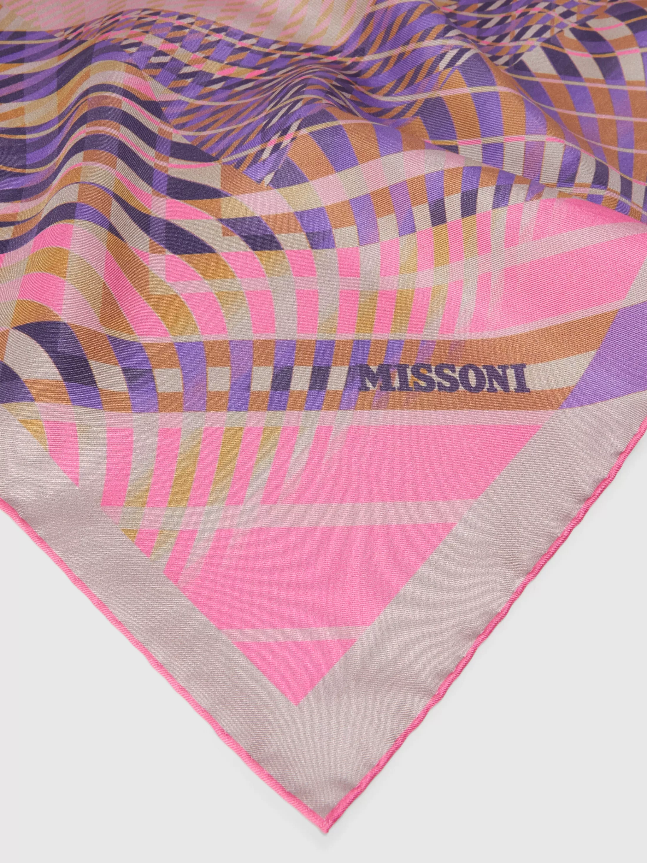 Missoni Foulard in seta stampa geometrica | Donna Sciarpe E Foulard