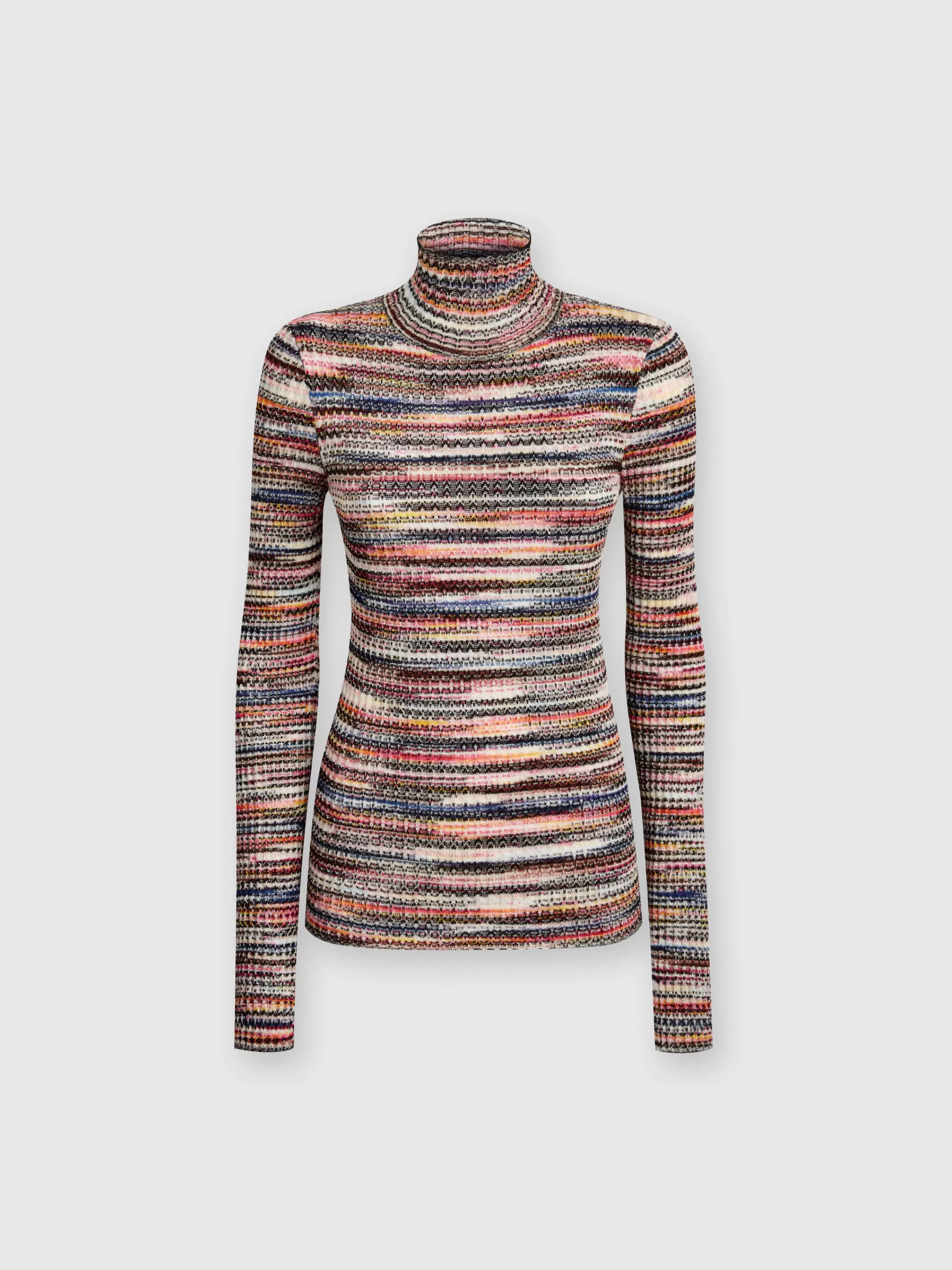 Missoni Lupetto in viscosa e lana a costine | Donna Maglieria