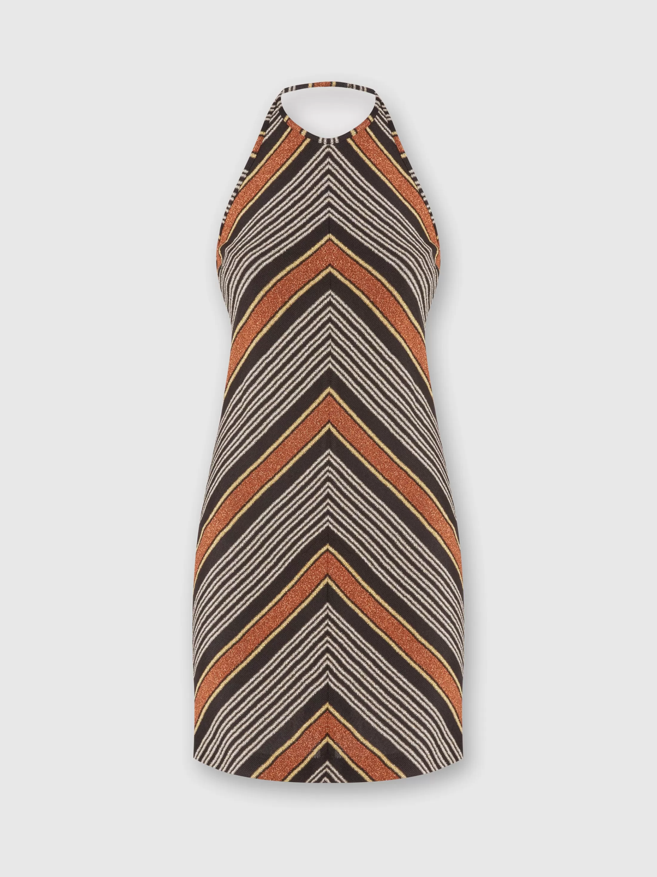 Missoni Mini-abito con scollatura all'americana rigato lamé | Donna Abiti