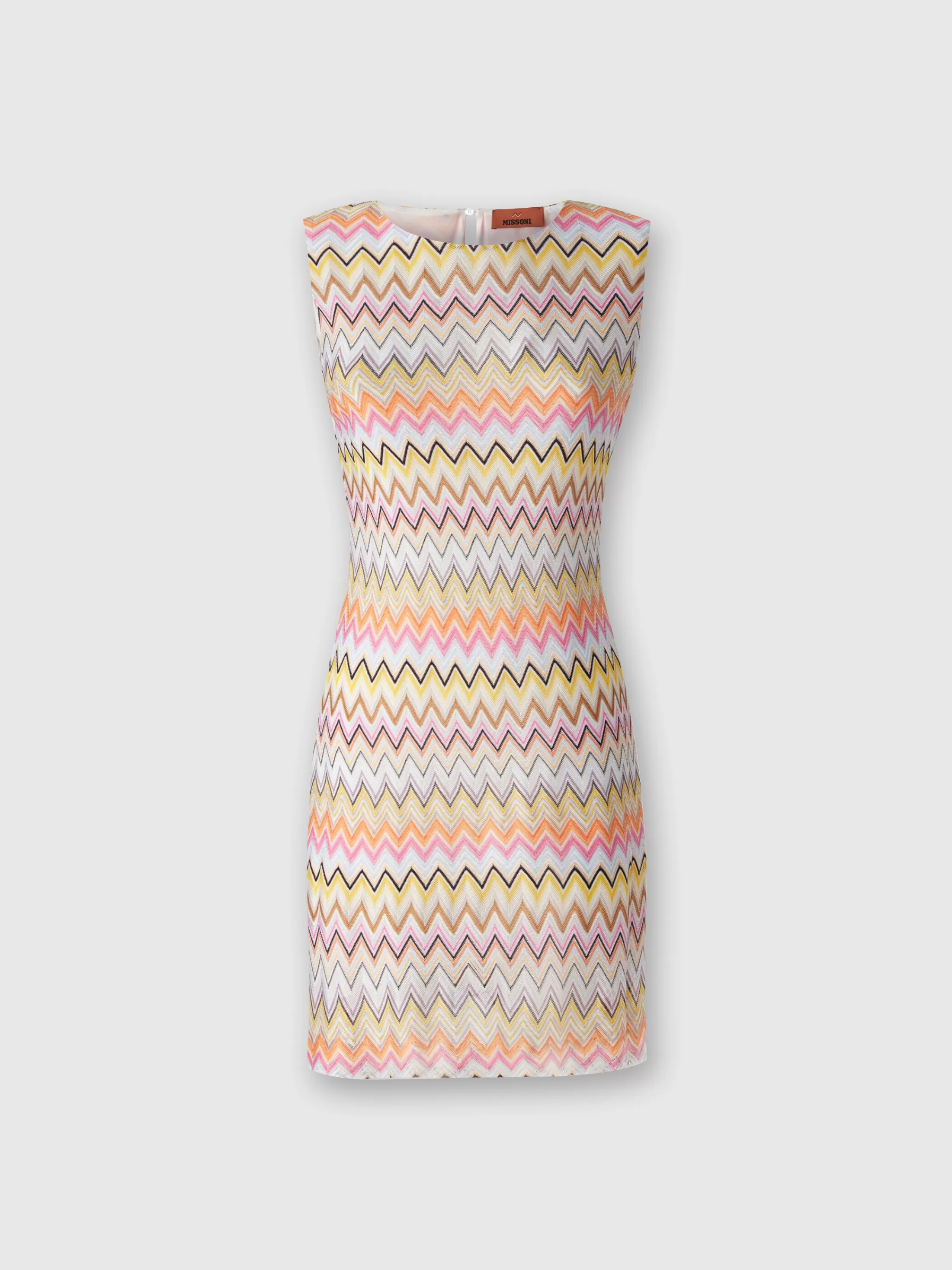 Missoni Mini-abito senza maniche in viscosa zig zag | Donna Abiti