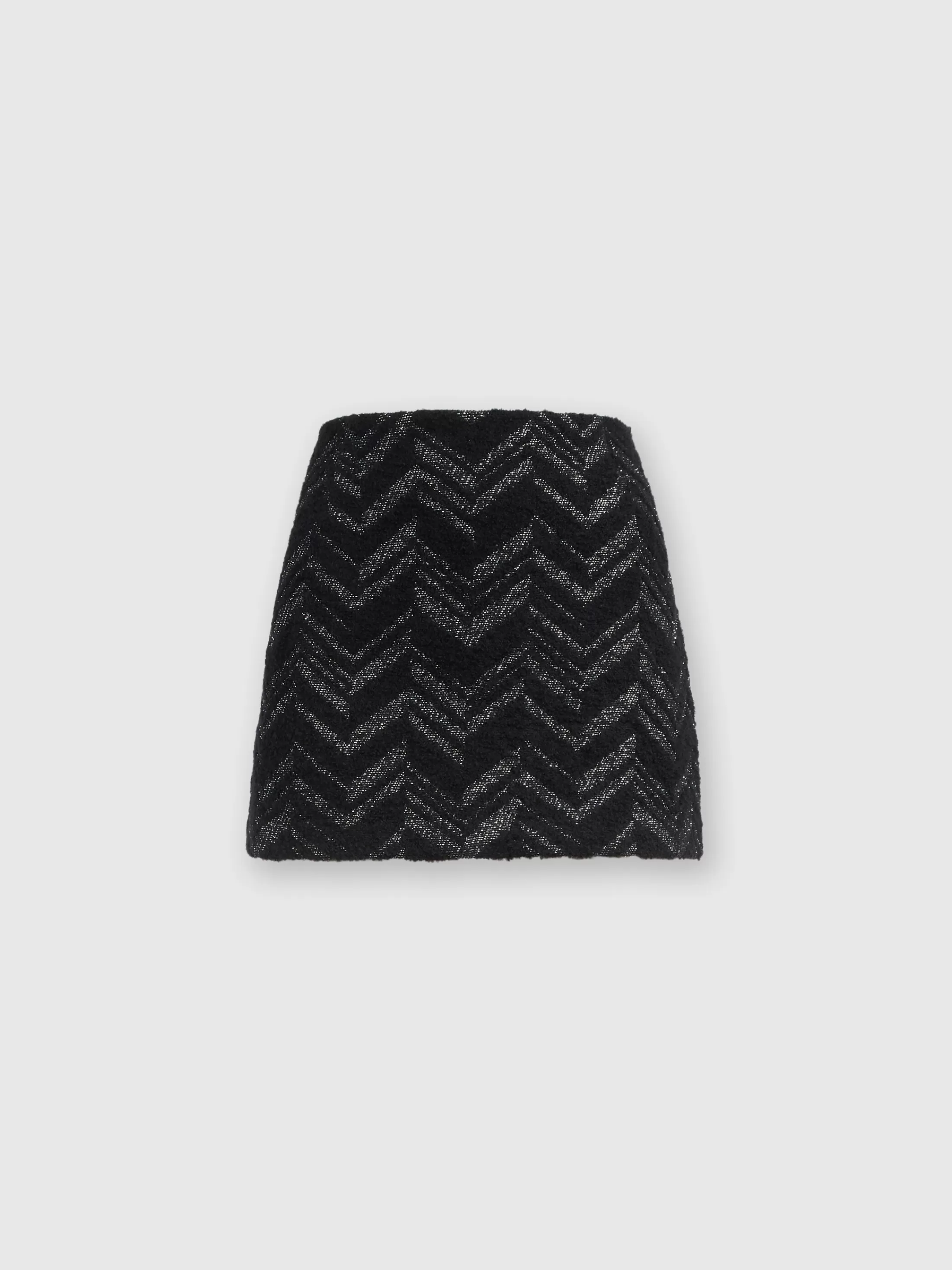 Missoni Minigonna bouclé con motivo chevron lamé | Donna Gonne