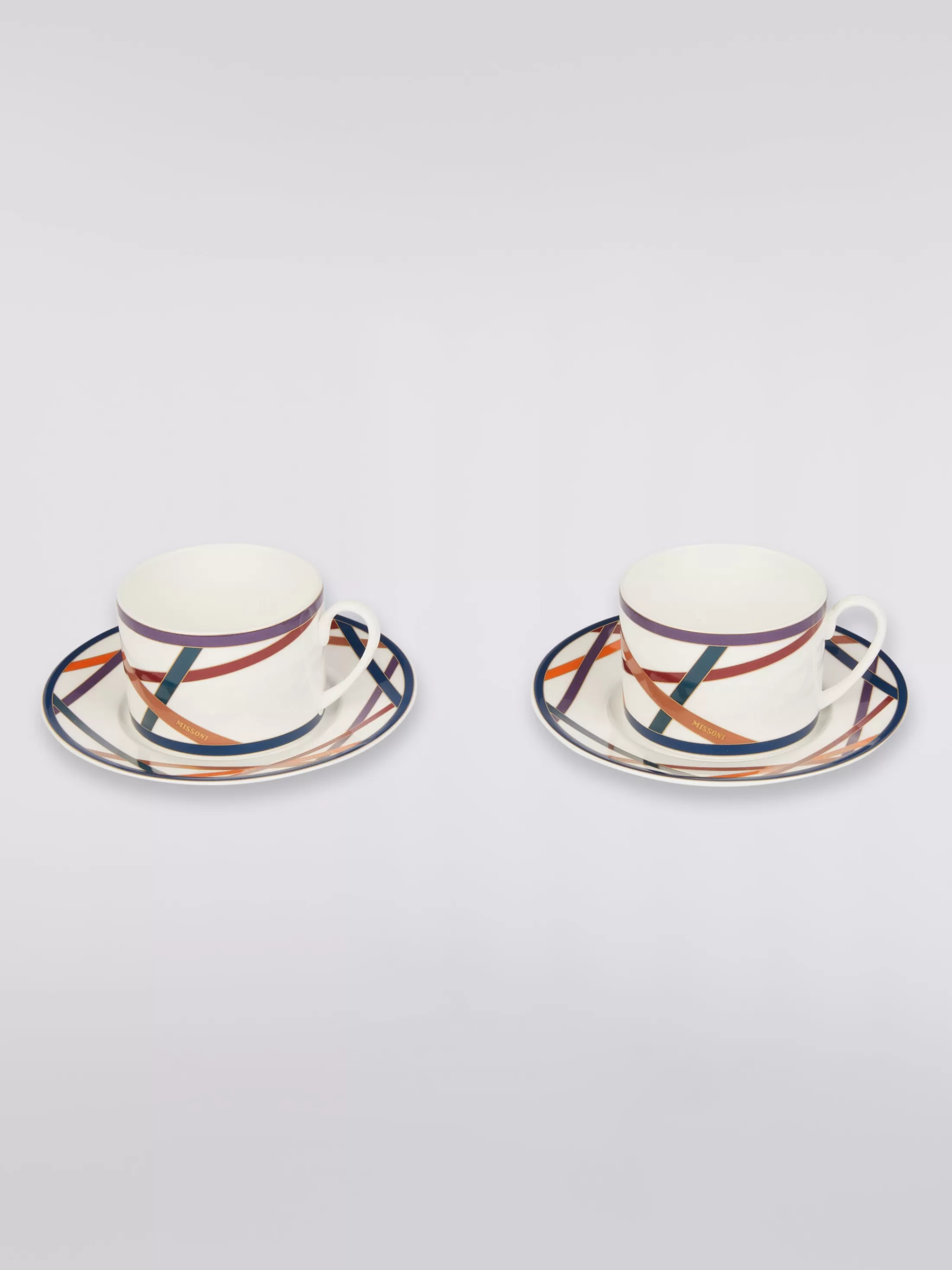 Missoni Nastri Tazza Tè Set 2 Pz C/Piattino | Tavola