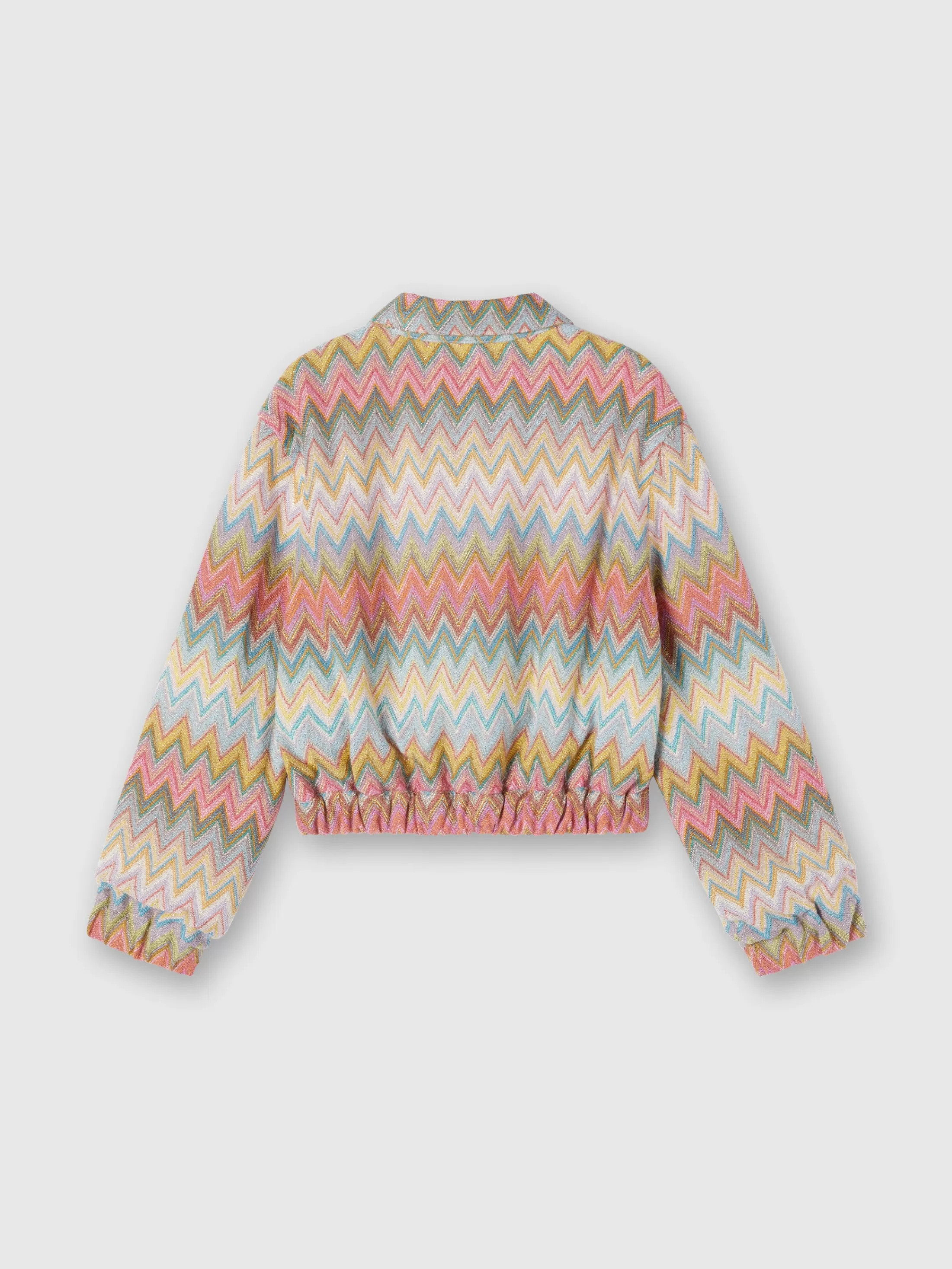 Missoni Overshirt in maglia zig zag lamé | Abbigliamento