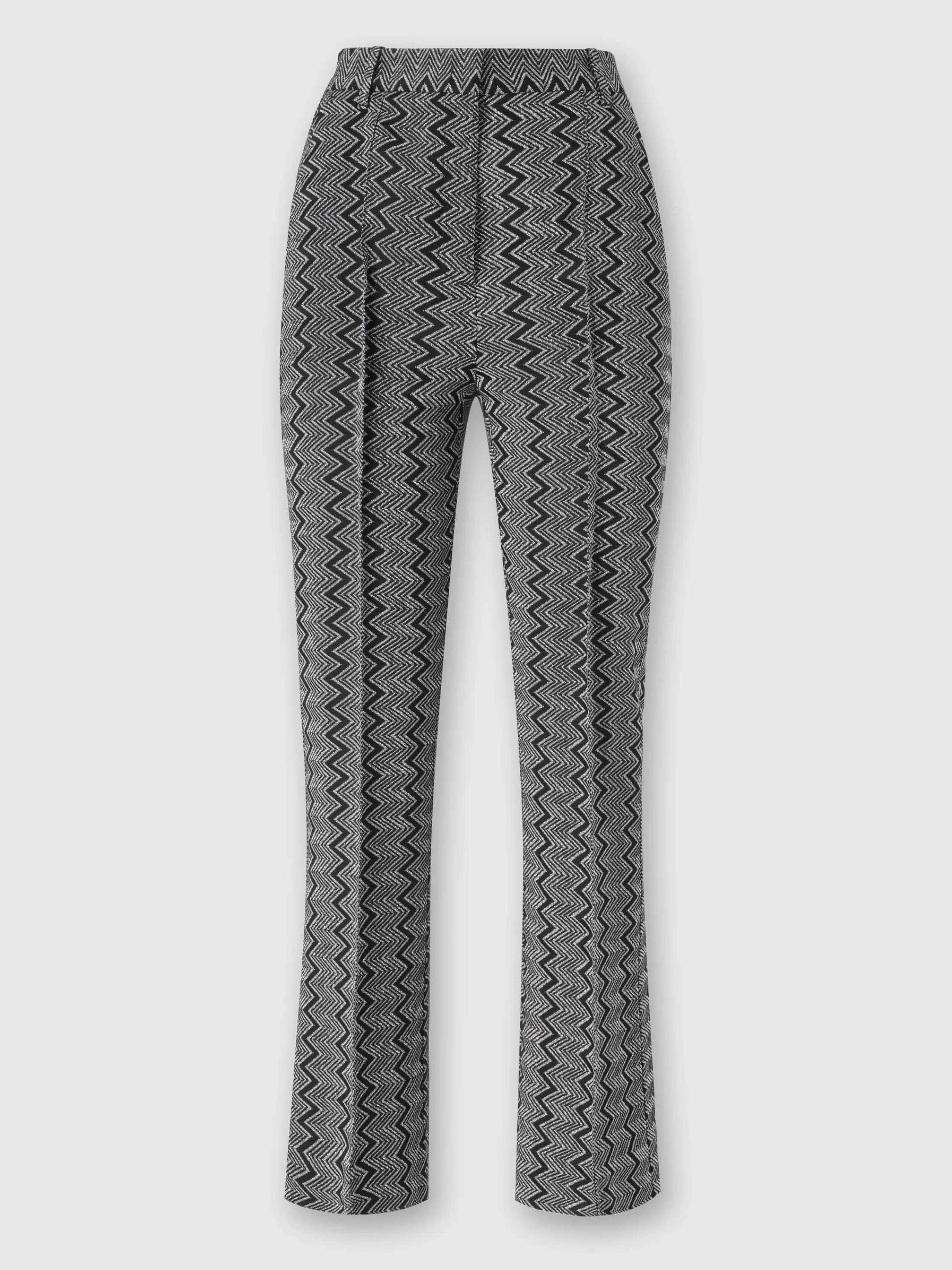 Missoni Pantaloni crop con motivo zig zag lamé | Donna Pantaloni